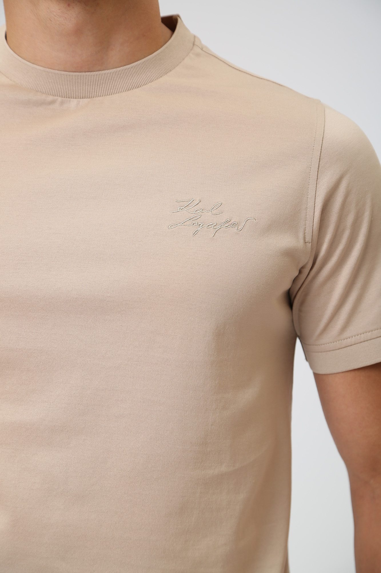 533200_755080 Майка Karl Lagerfeld Бежевый