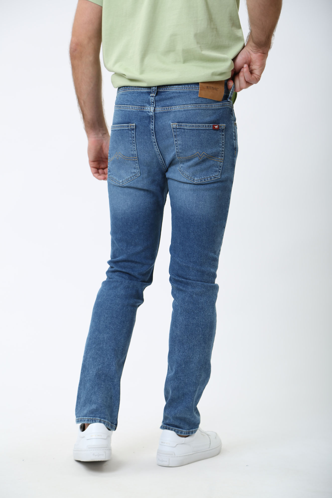 1014860-5000 Джинсы Orlando Slim  Mustang Голубой