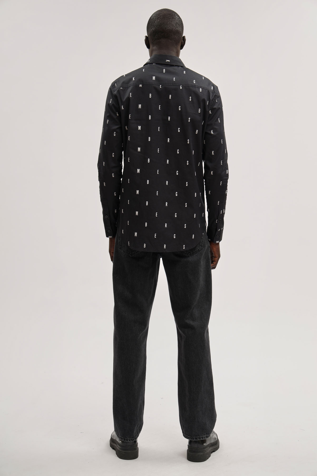 BMS1037C Рубашка Bikkembergs Черный