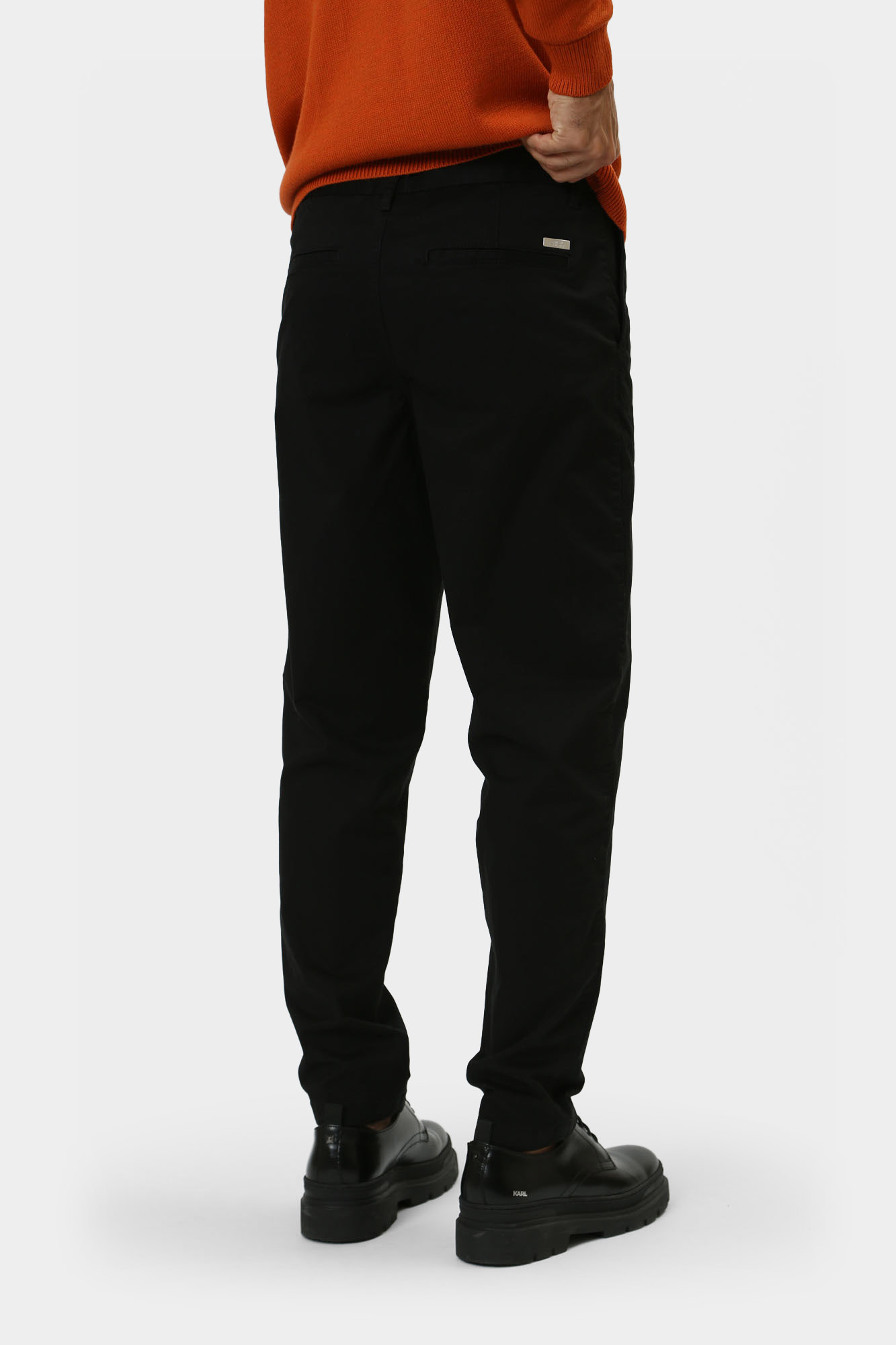 6DZP19_ZN5BZ Брюки чиносы Armani Exchange Черный