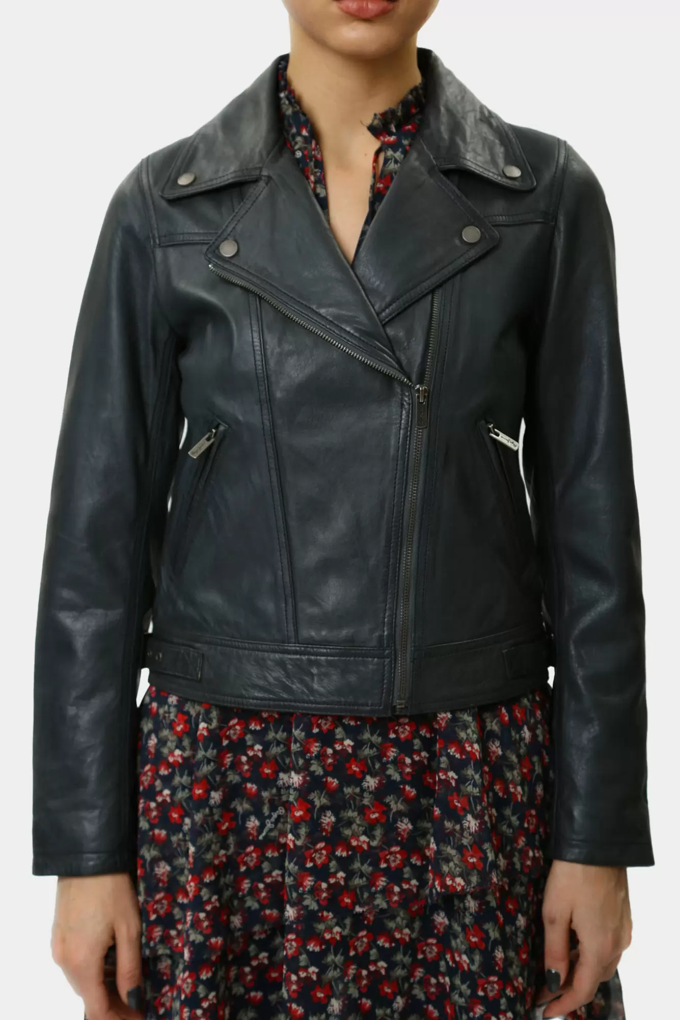 PL402428 куртка кожаная pepe jeans 