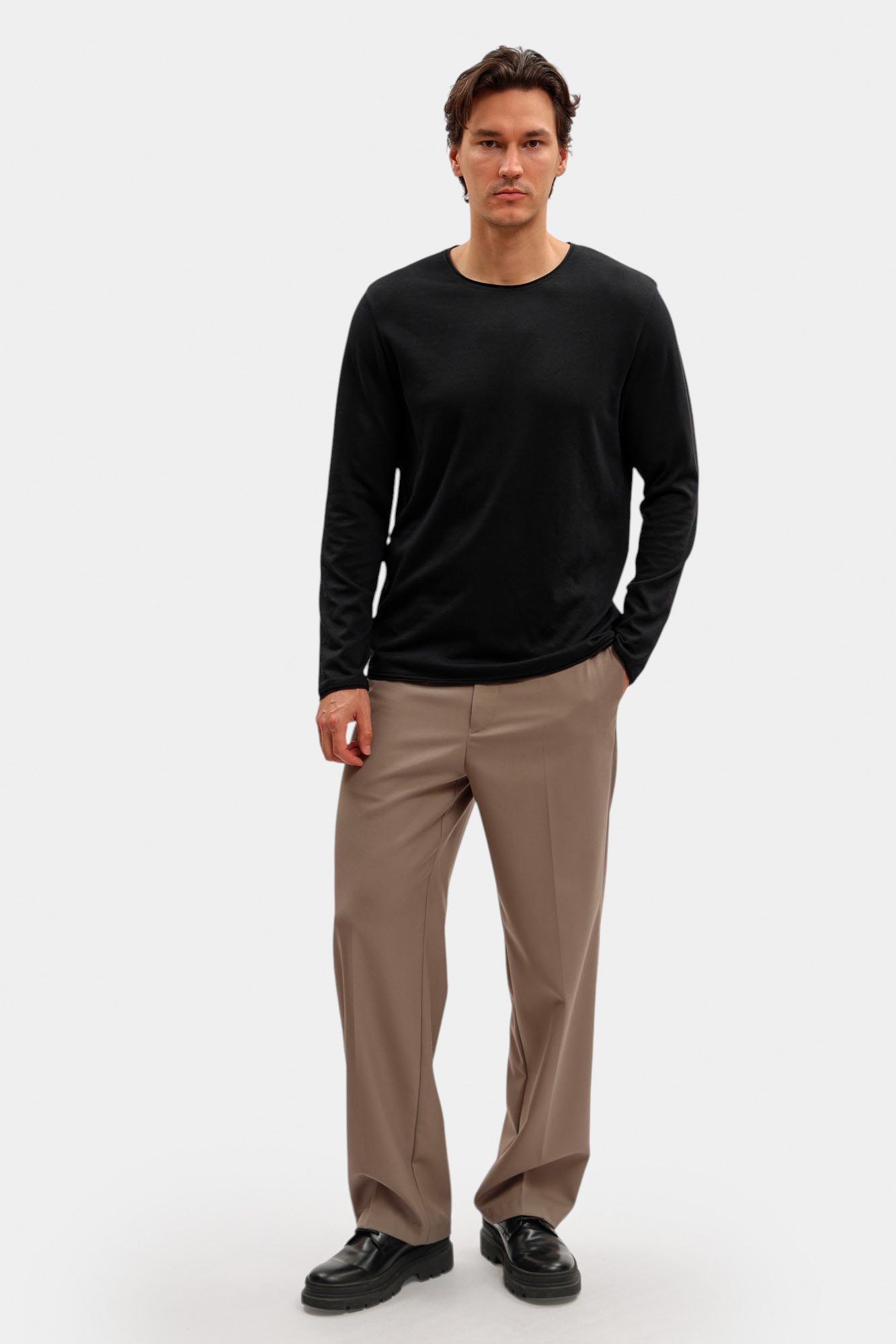 30045640_10019458 Лонгслив Strellson Черный