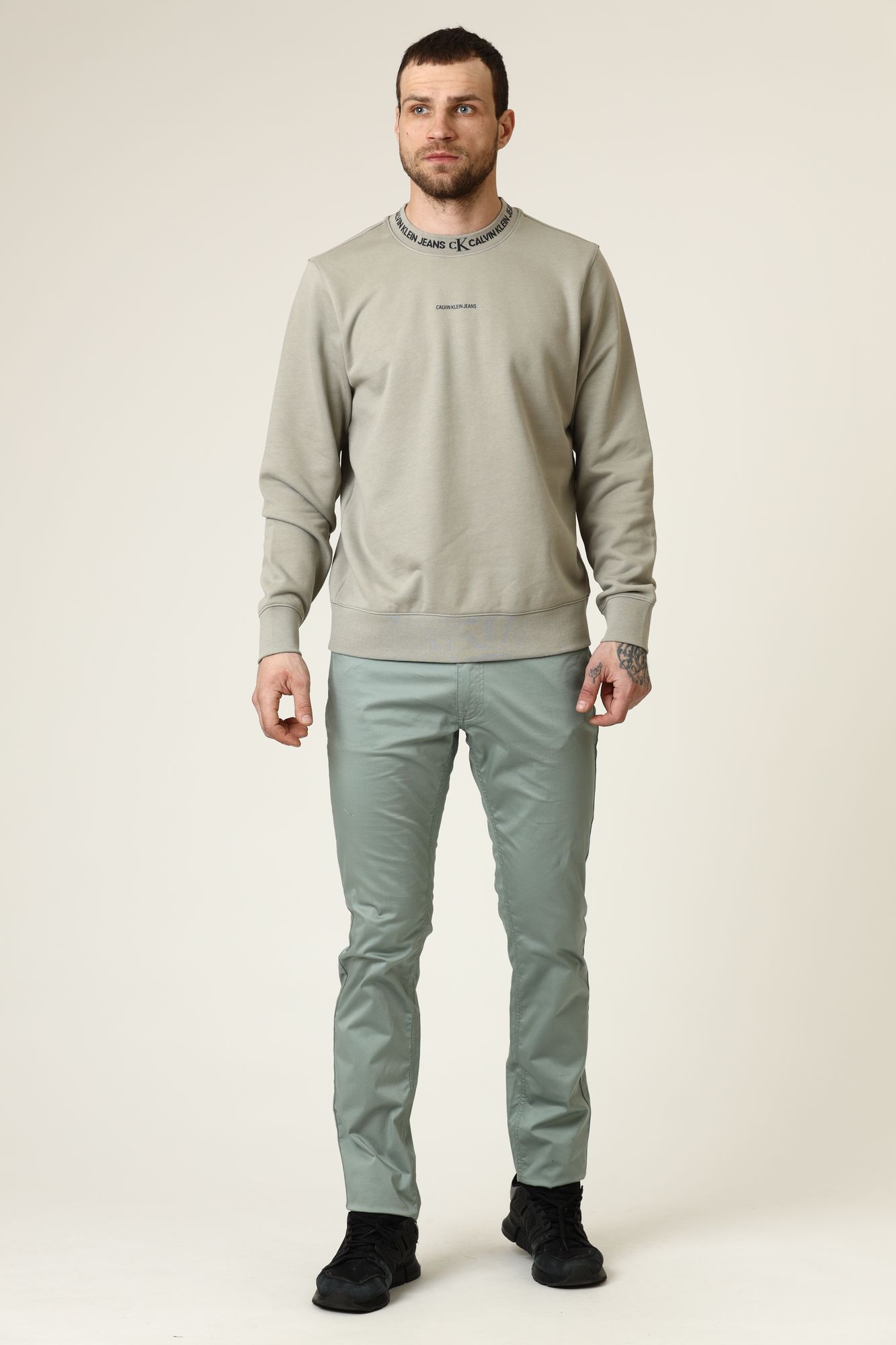 511801_265840 Брюки 5-карманные Karl Lagerfeld Зеленый