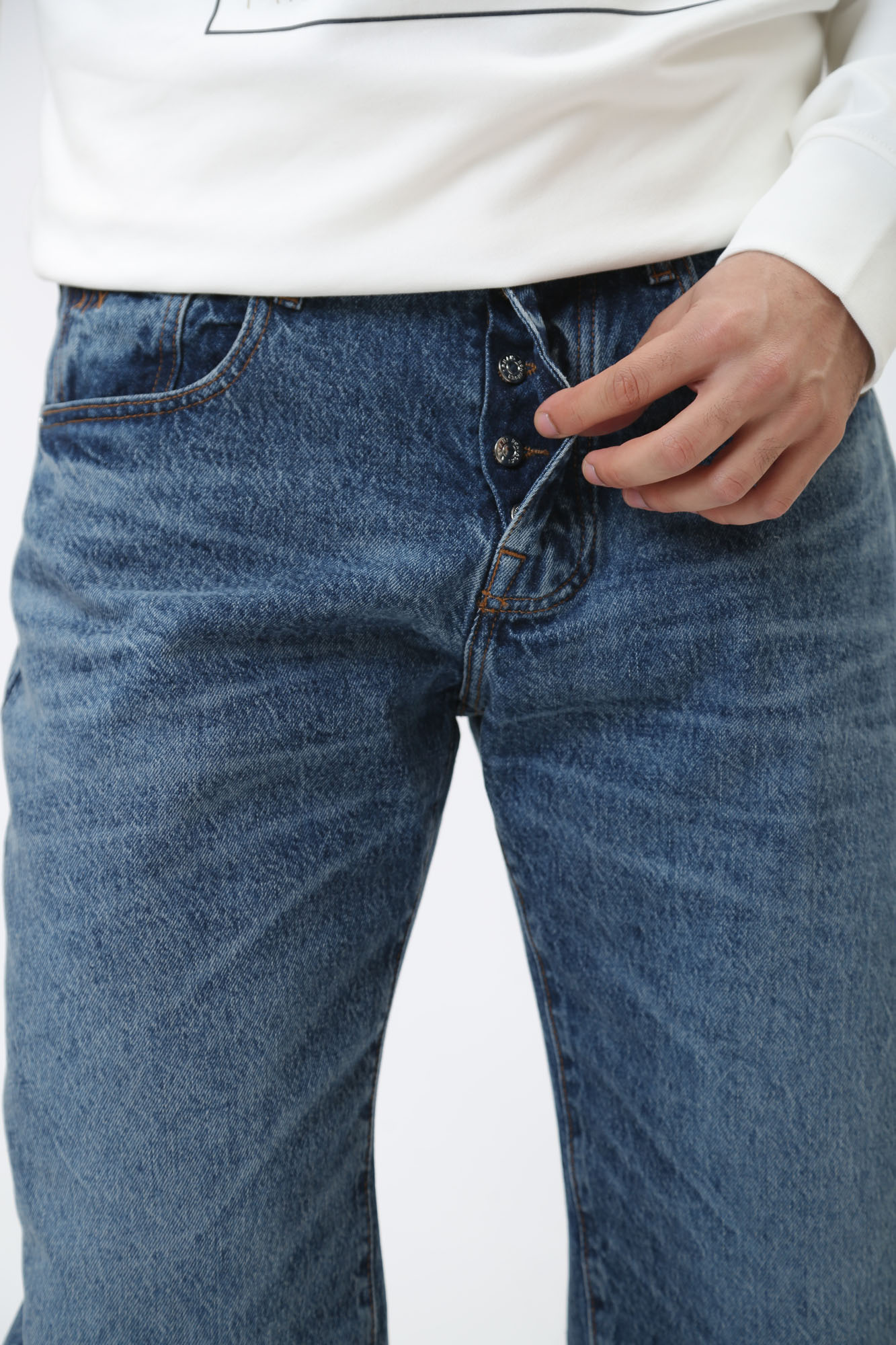 3DZJ82_Z1Y4Z Брюки джинсовые Armani Exchange Голубой