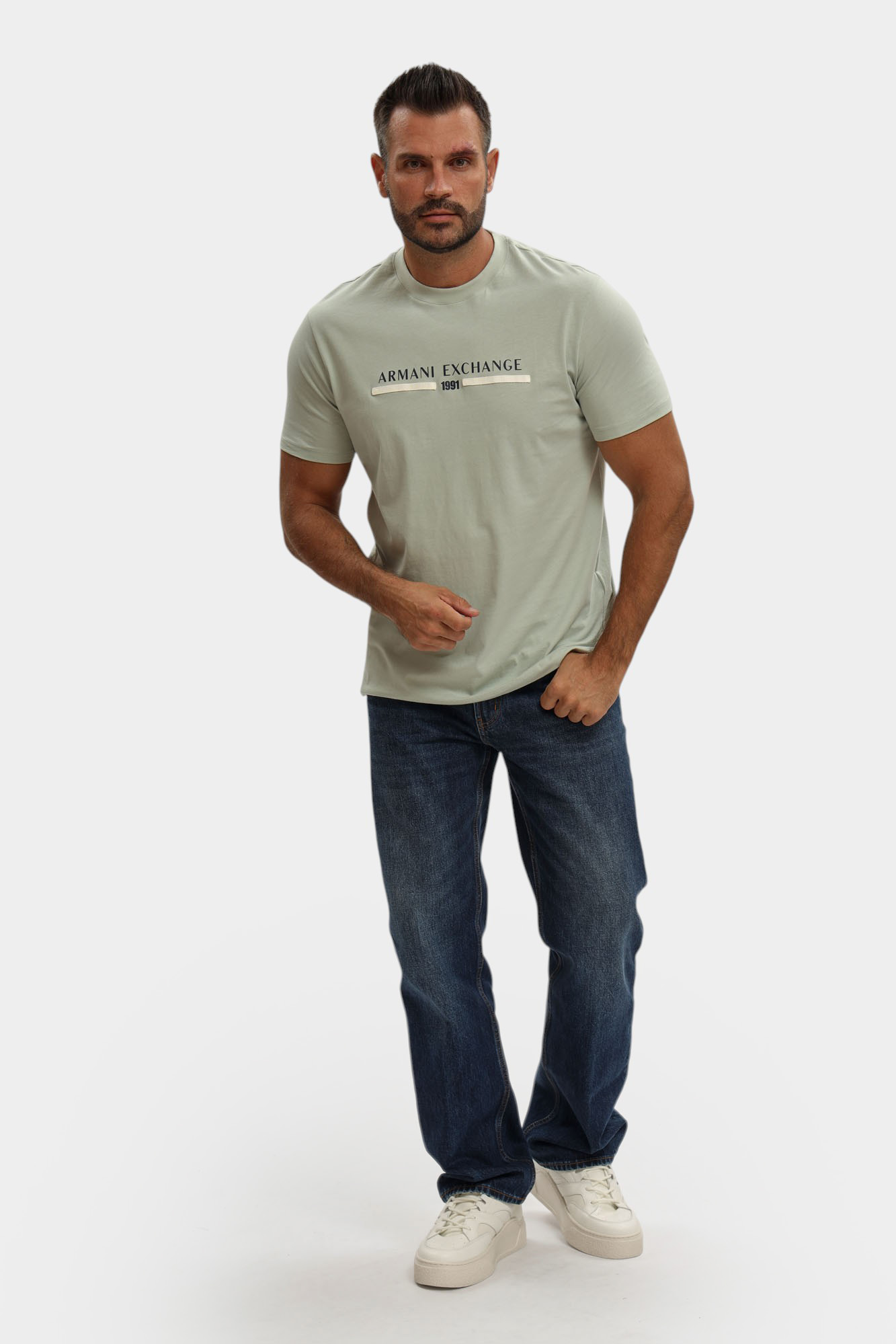 XM001074_AF10356 Футболка Armani Exchange Серый