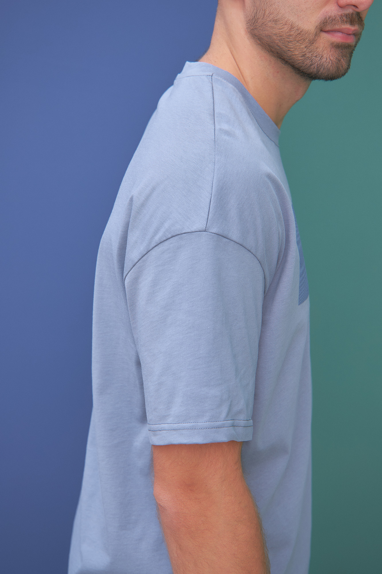 M-232-P-22-0057 Футболка The Hills Синий