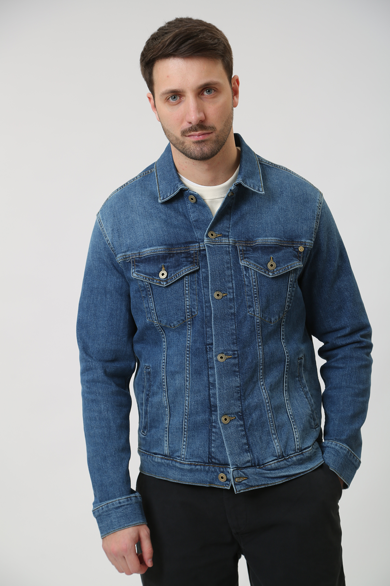 PM402715HT7 Куртка джинсовая Pepe Jeans Синий