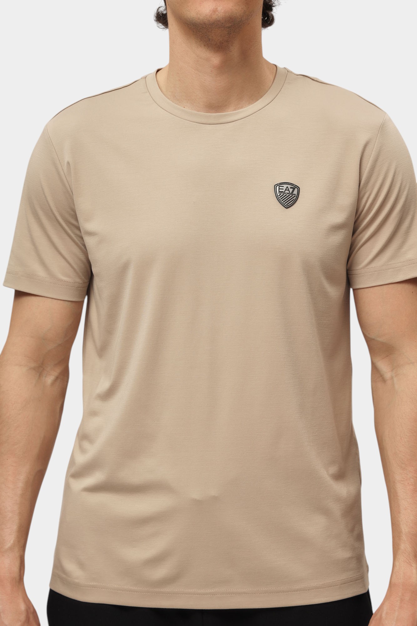 8NPT16_PJRGZ Футболка EA7 Бежевый