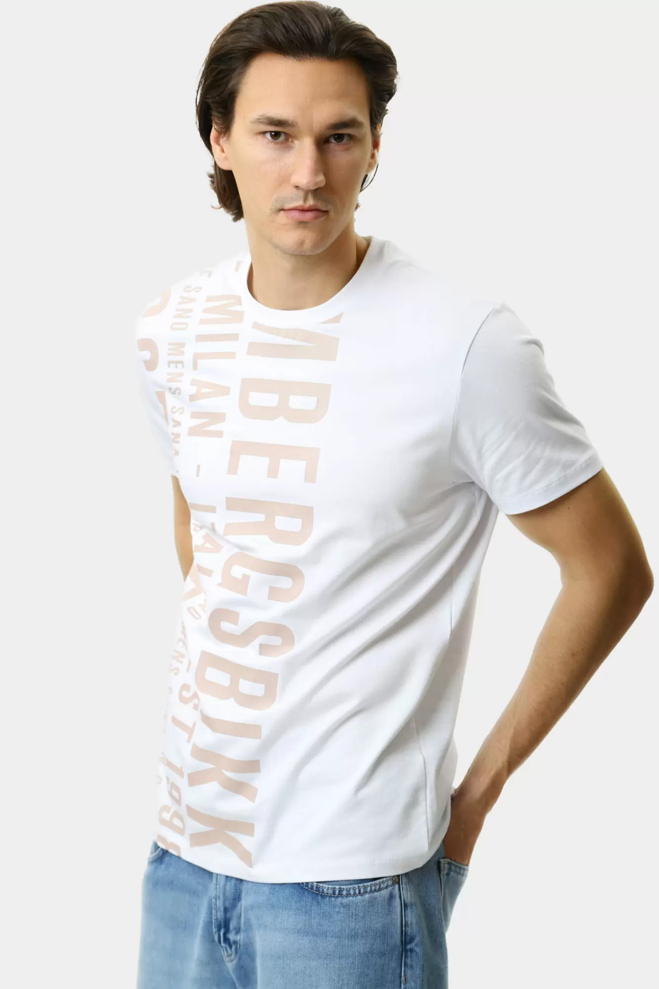 PBMT0251 Футболка Bikkembergs Белый