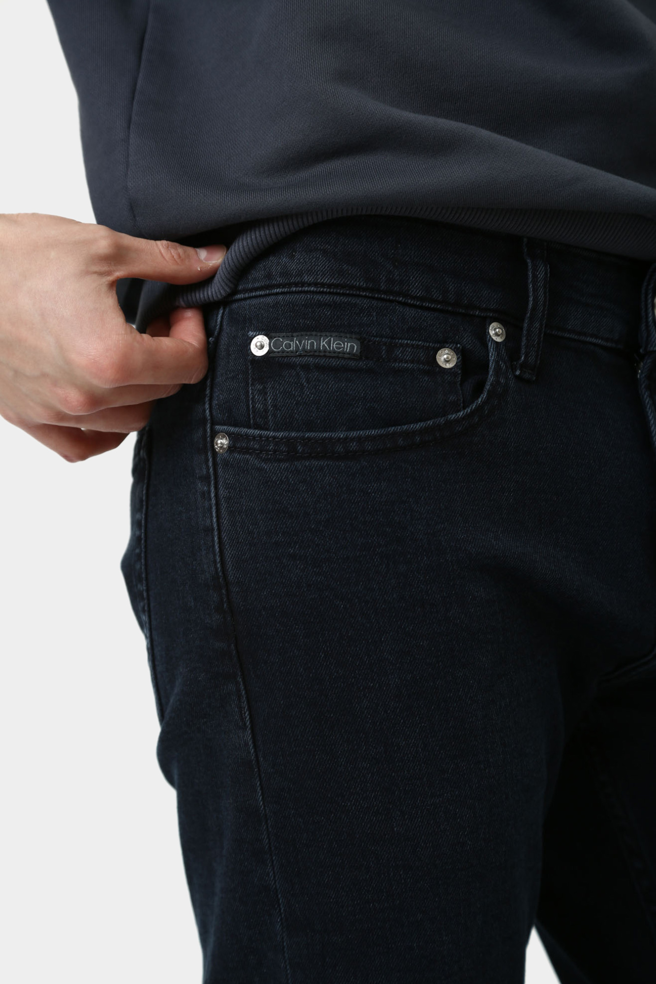 J30J325975 Брюки джинсовые Calvin Klein Jeans Синий