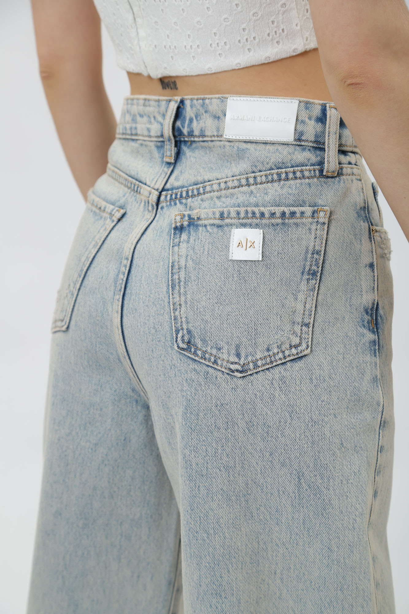 3DYJ38_Y16JZ брюки джинсовые armani exchange 