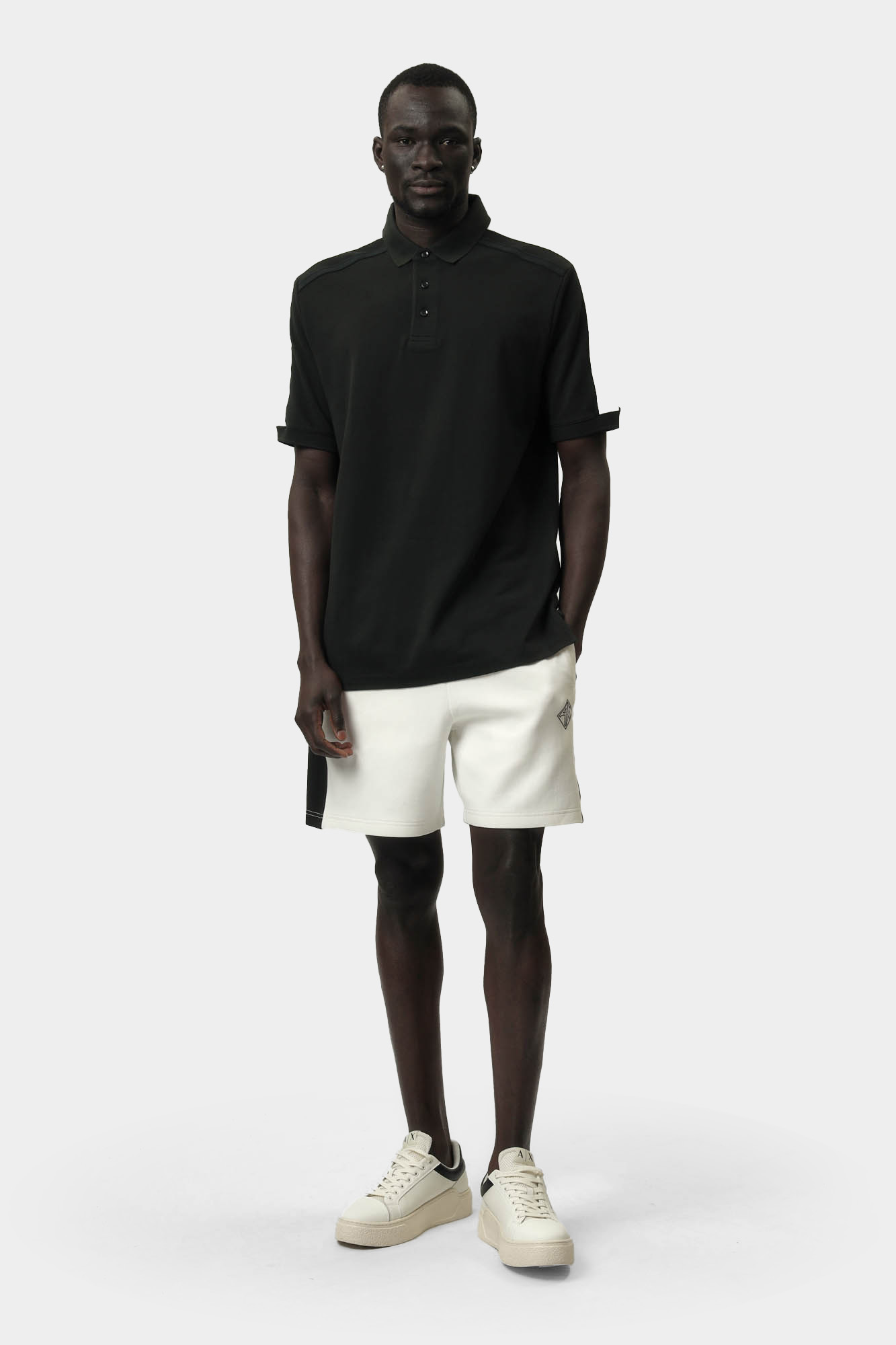 XM000307_AF10366 Поло Armani Exchange Черный