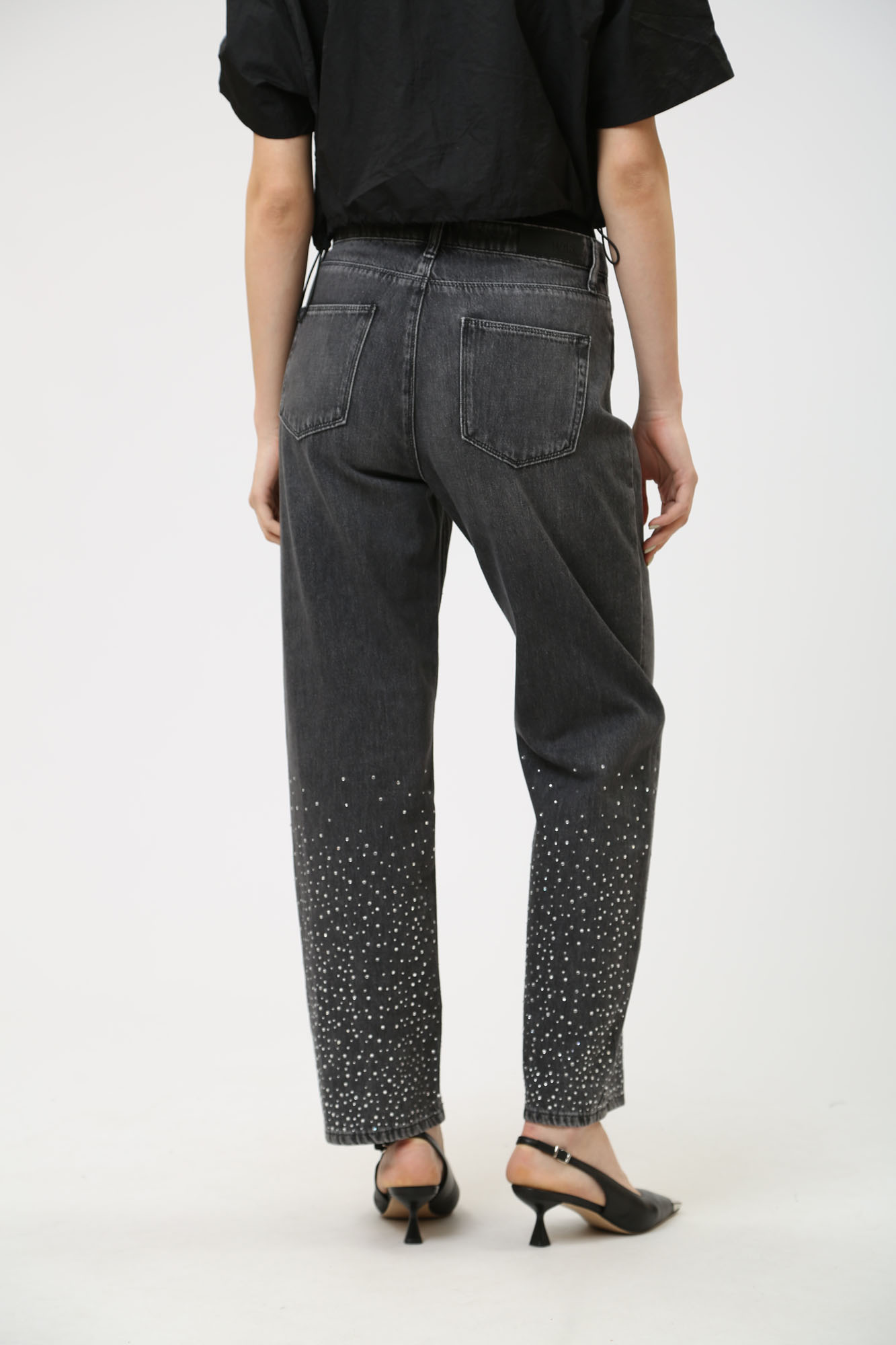 240W1104 брюки джинсовые karl lagerfeld 