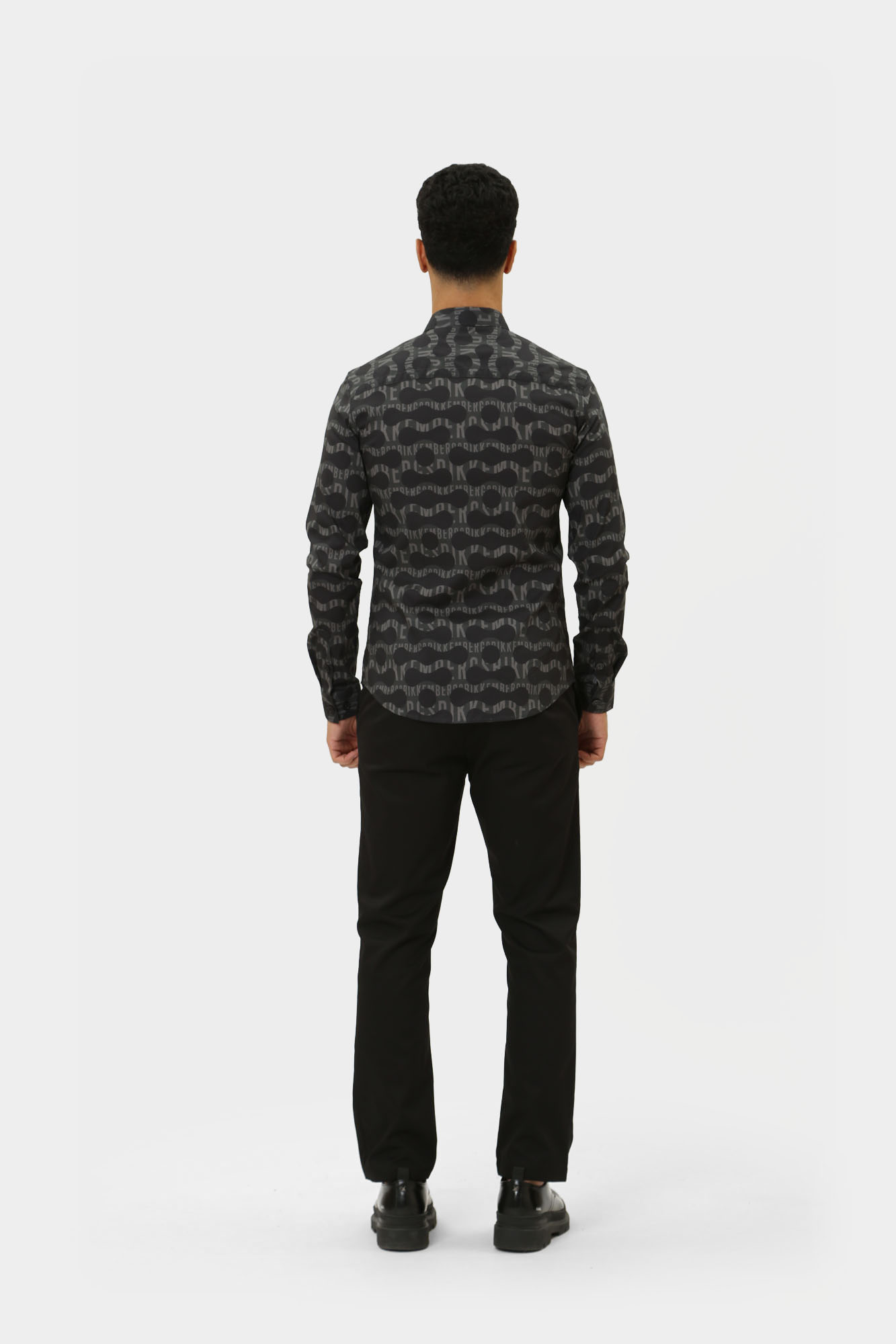 PBMS0311 Рубашка с длинным рукавом Bikkembergs Черный