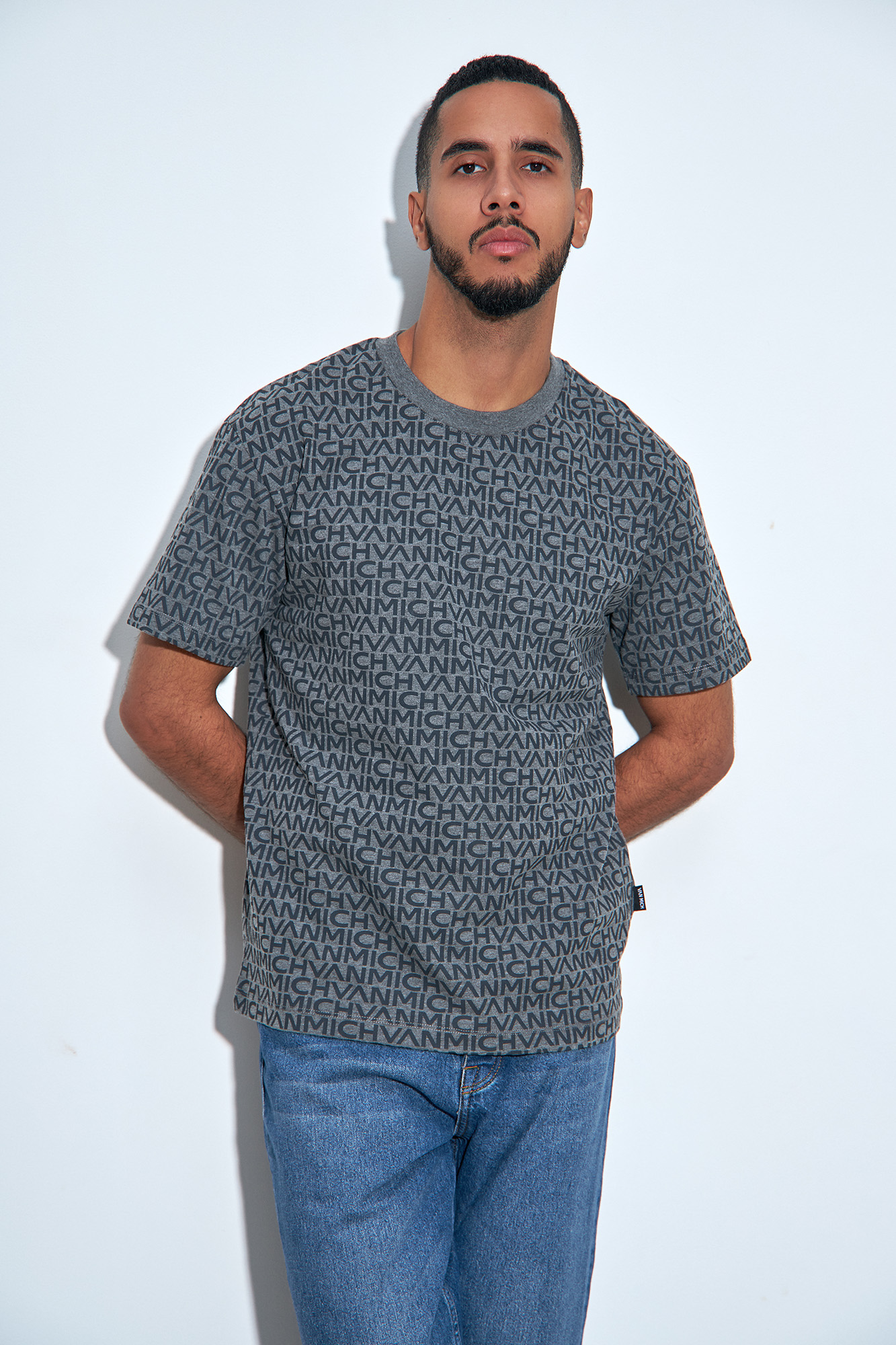 VM-232-22-018 Футболка Van Mich Серый