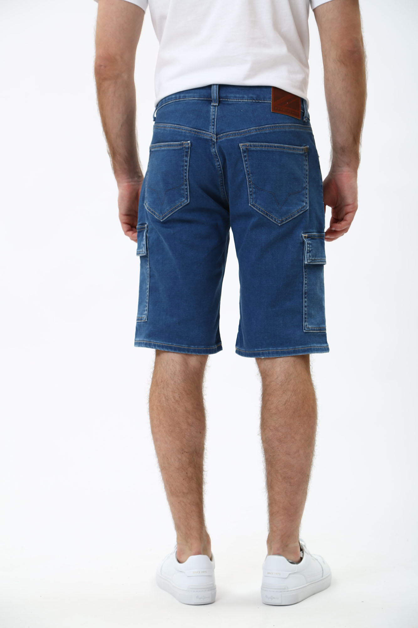 PM80108 Шорты джинсовые Pepe Jeans Синий