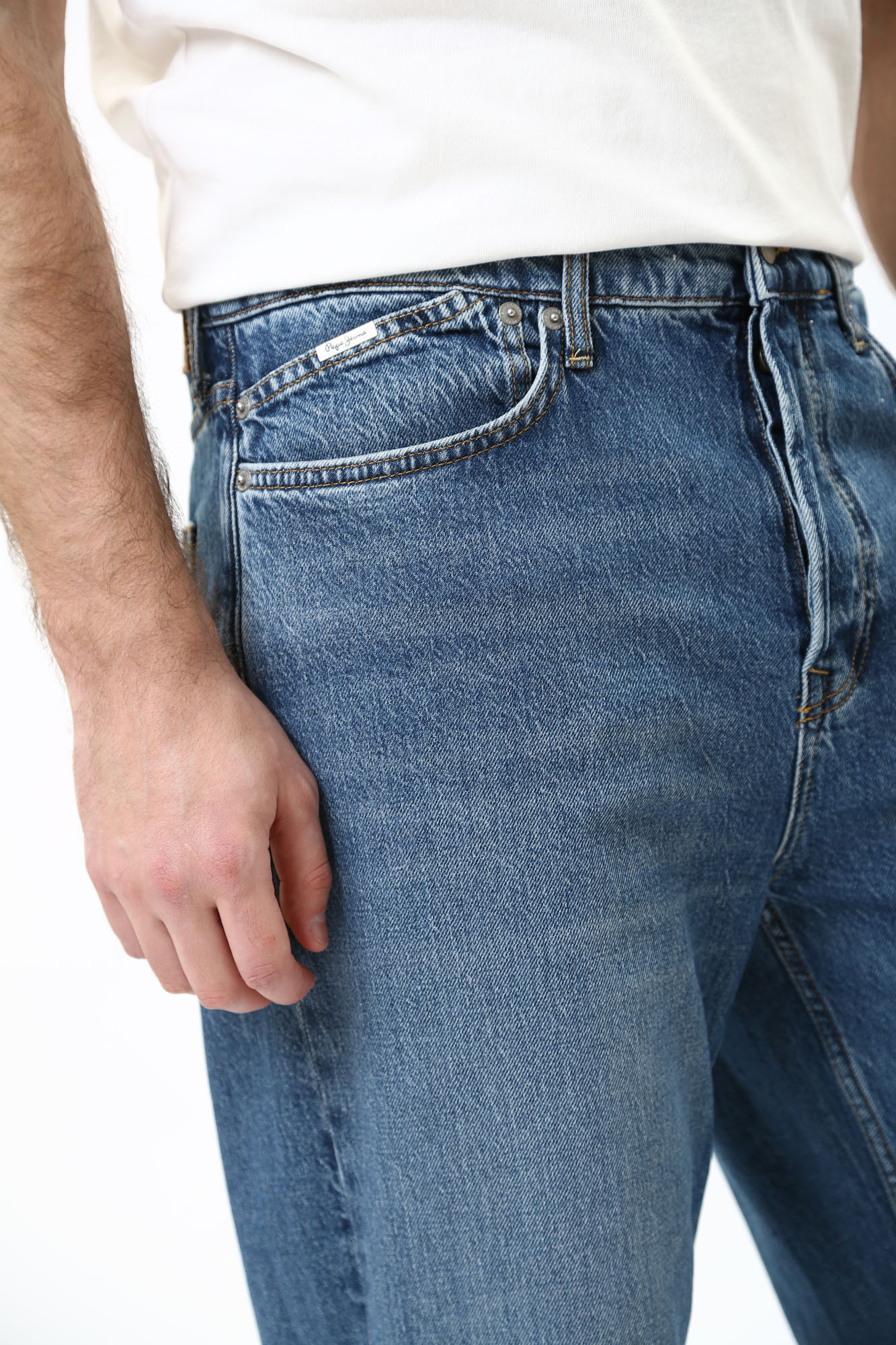 PM207402 Джинсы LOOSE STRAIGHT JEANS  Pepe Jeans Синий