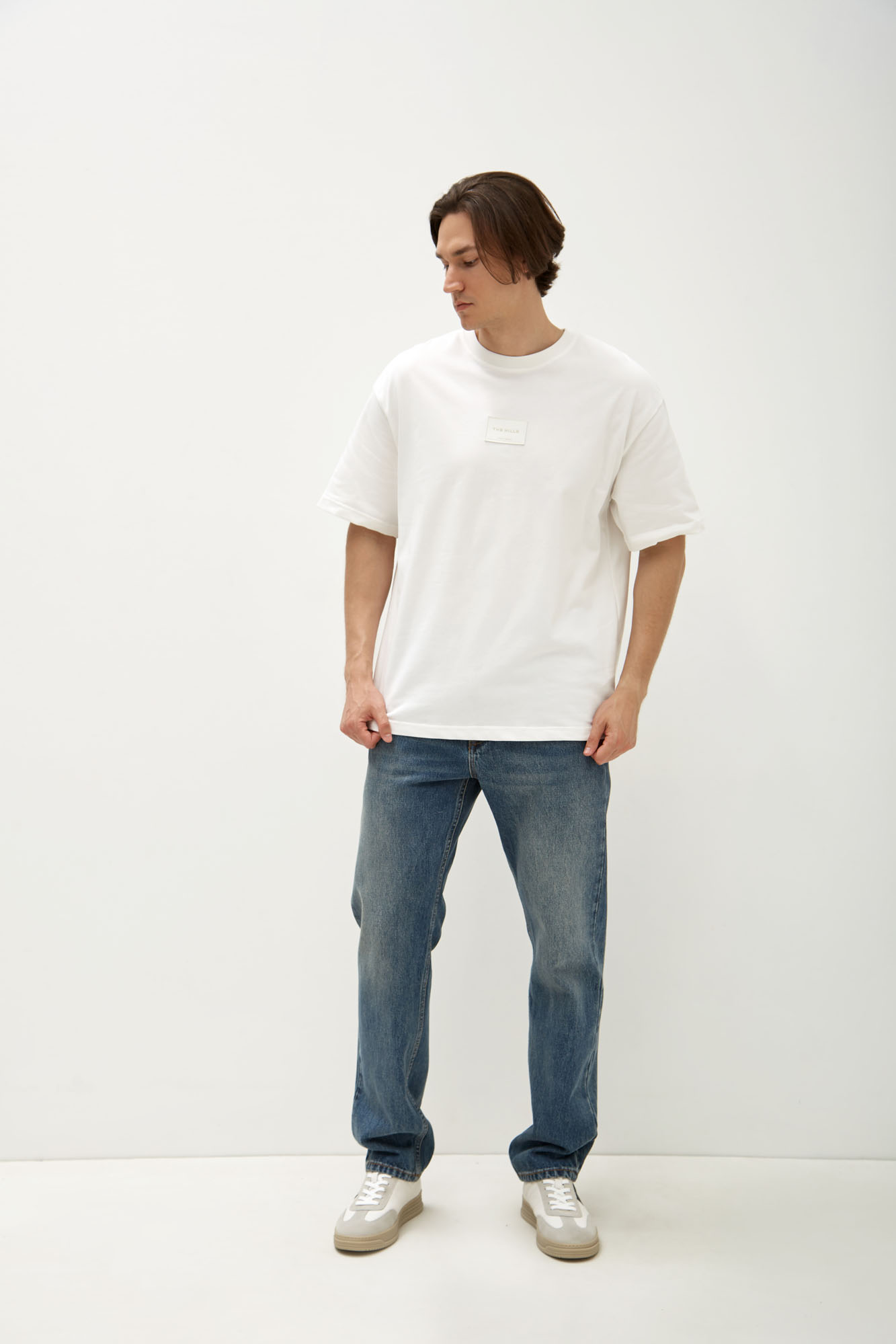 M-241-QW-56-23078 Брюки джинсовые The Hills Синий