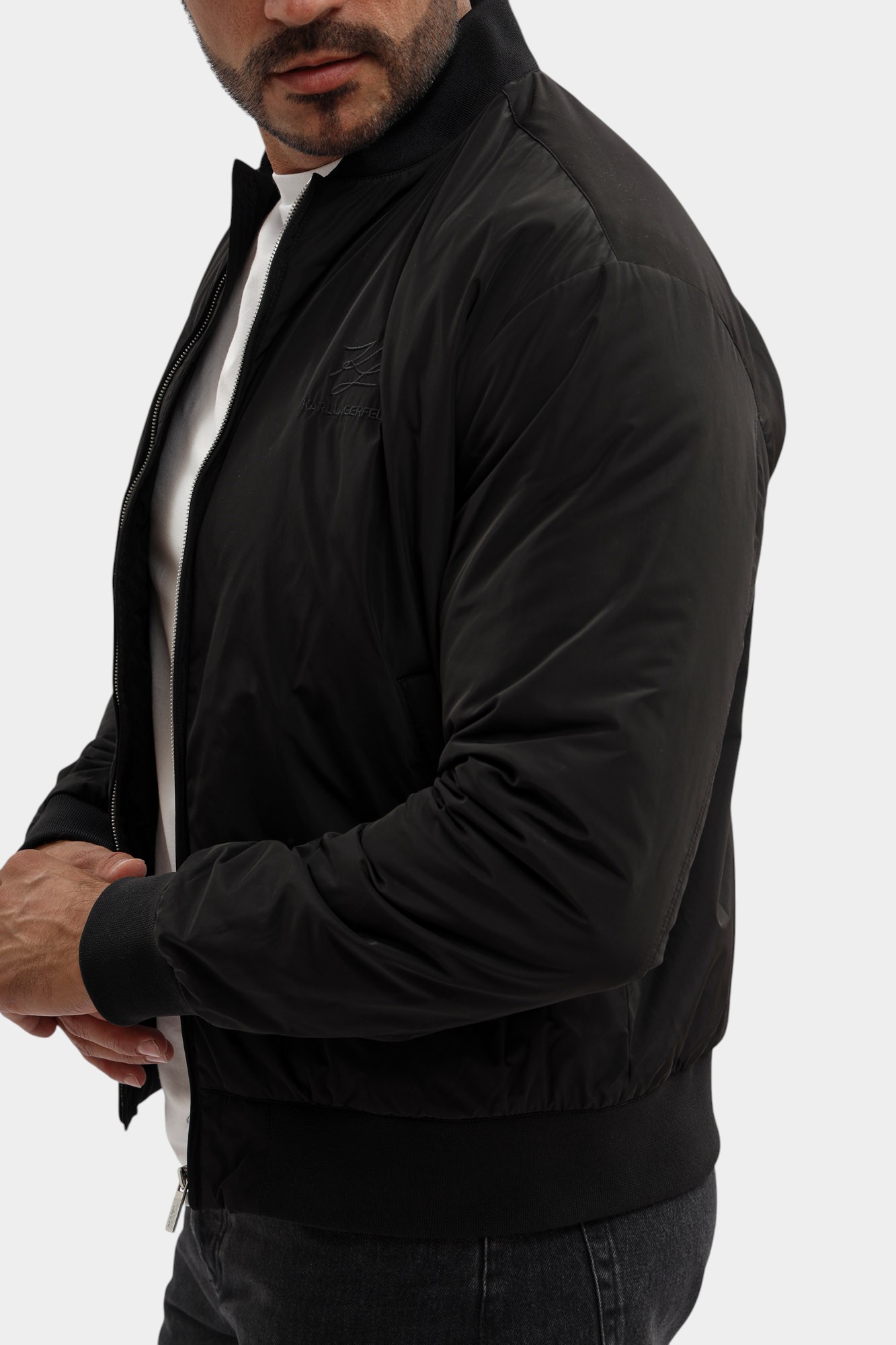 553501_505000 Бомбер Karl Lagerfeld Черный