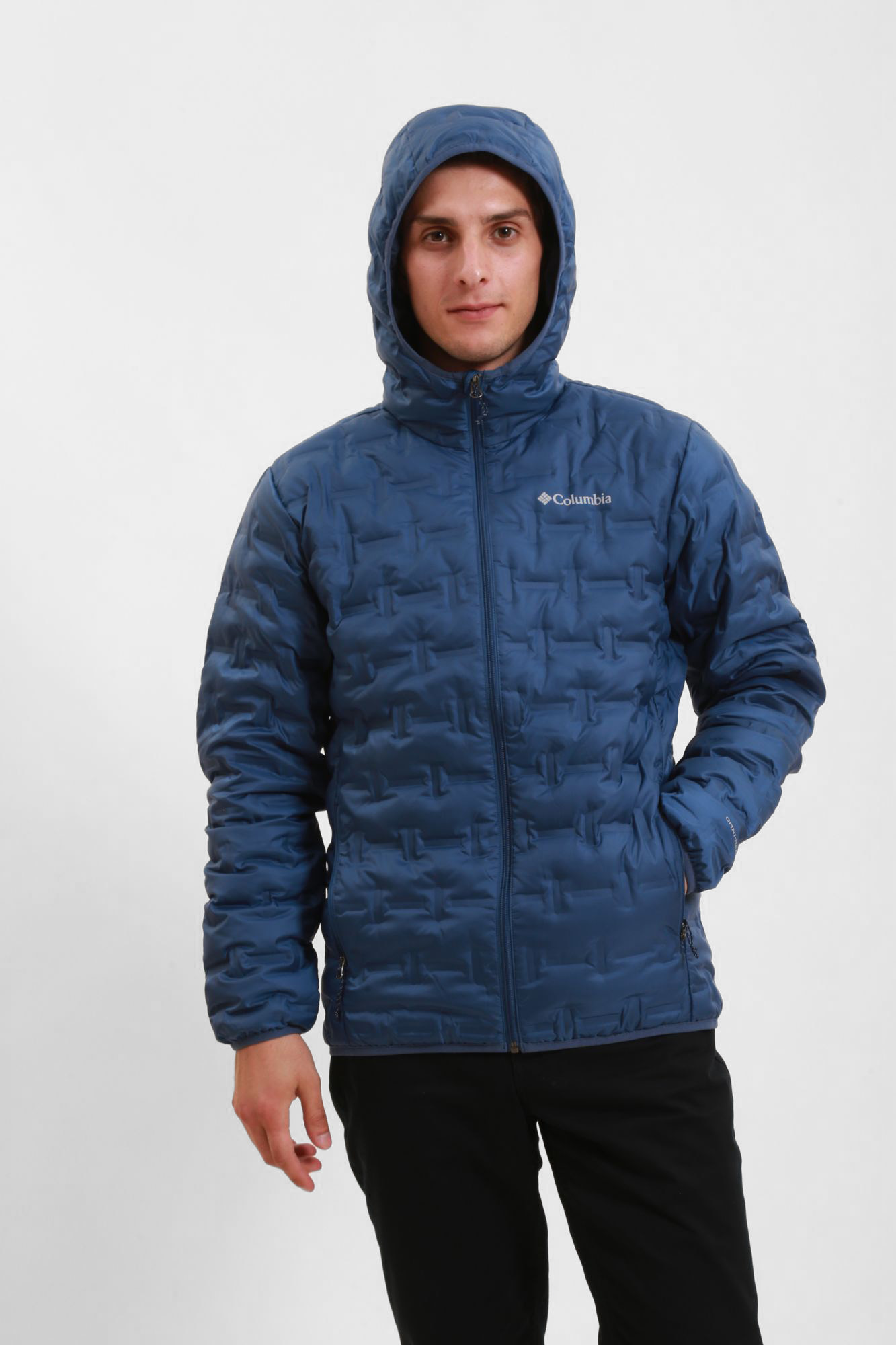 1875892 Пуховик Delta Ridge™ Down Hooded Jacket Columbia Синий