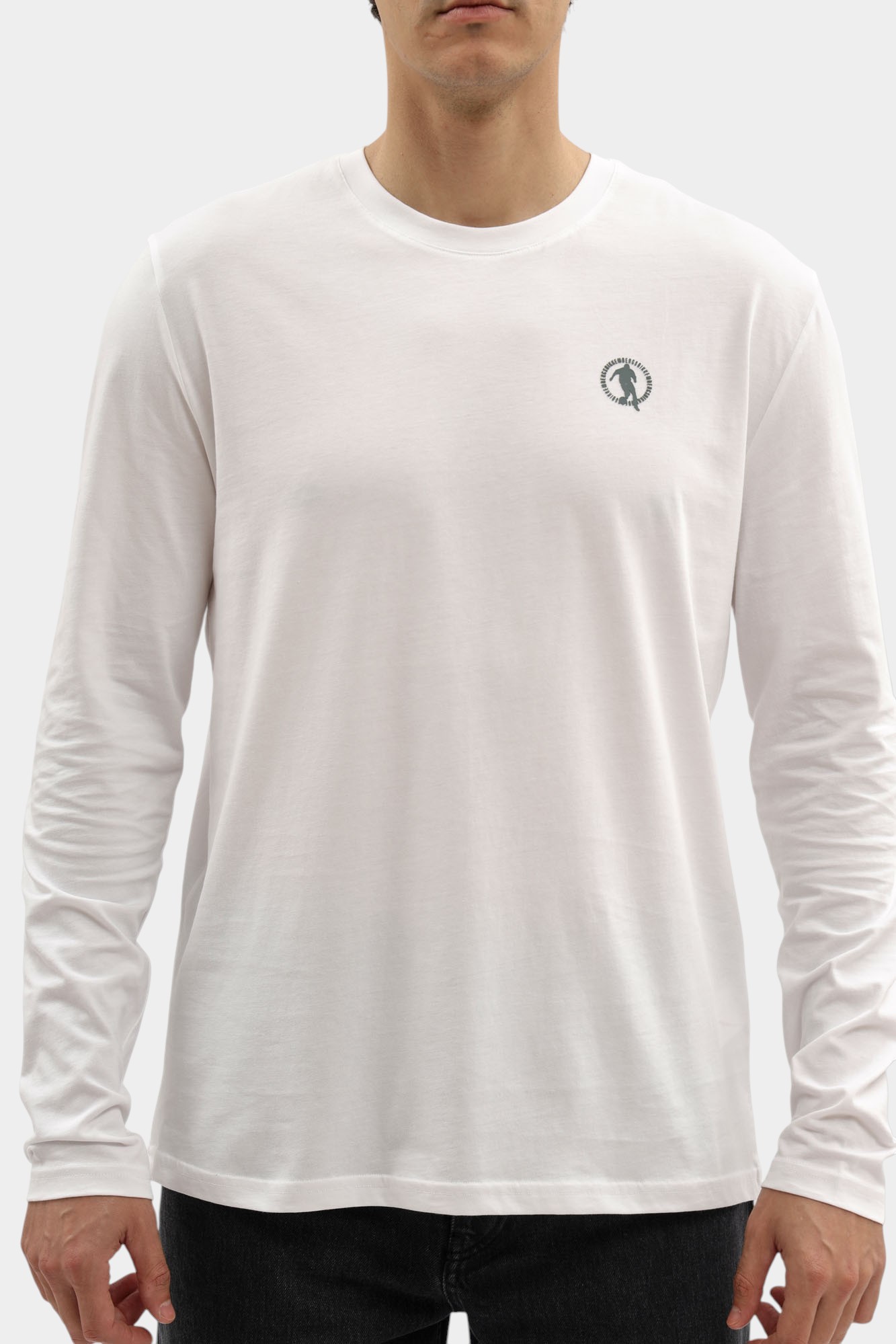 BMT1256 Лонгслив Bikkembergs Белый