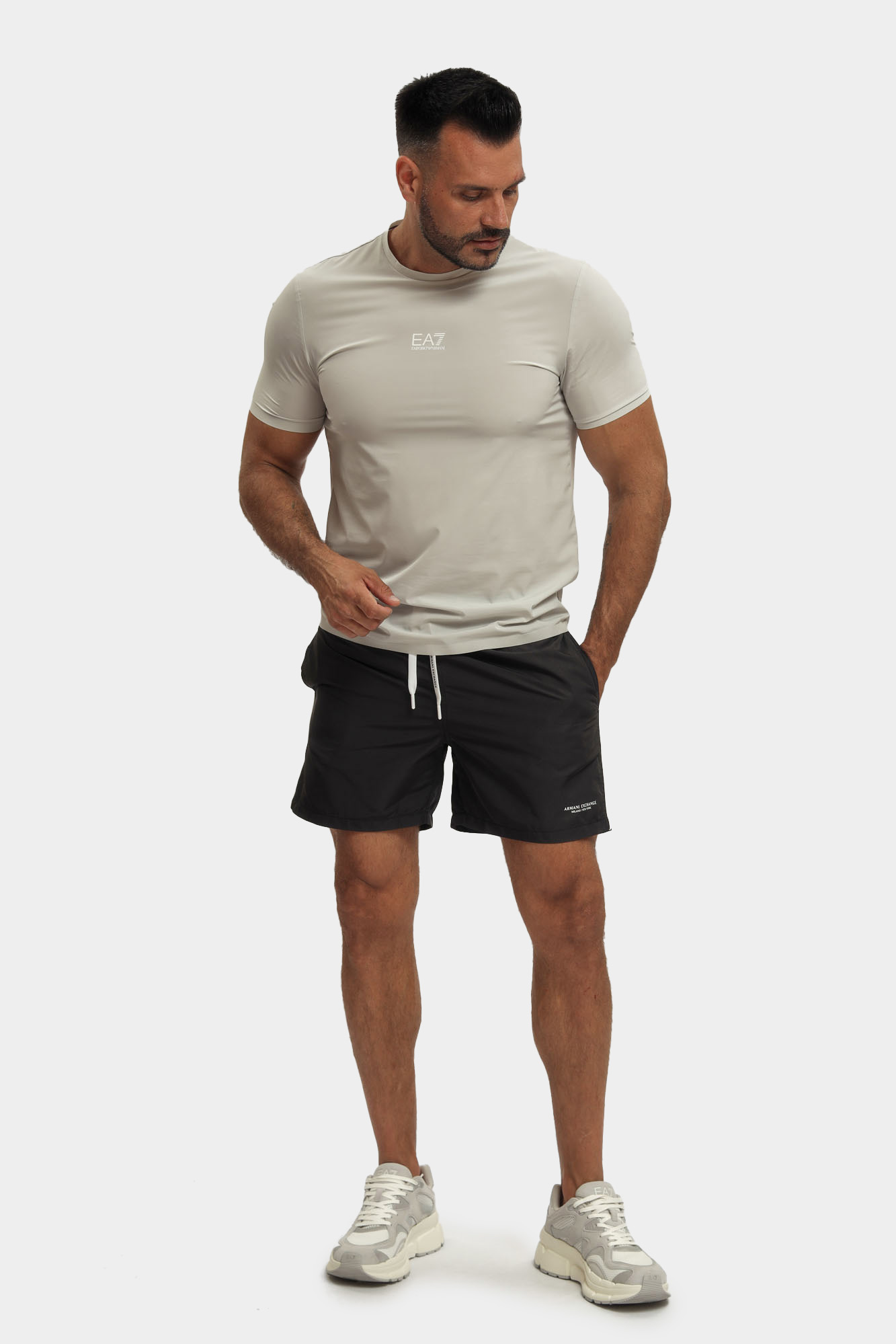 953035_CC630_000 Шорты плавательные Armani Exchange Черный