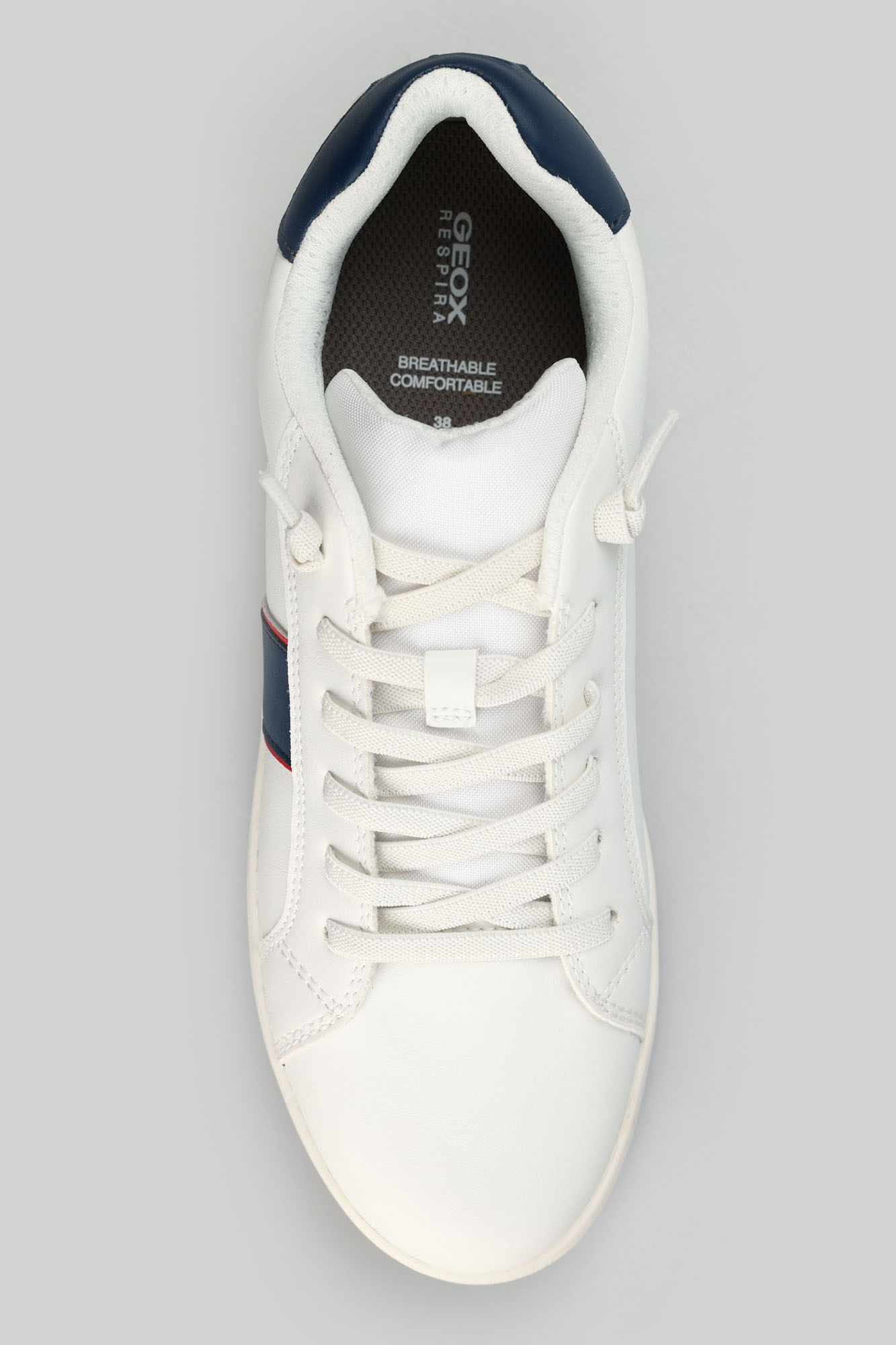 Geox respira white sneakers online