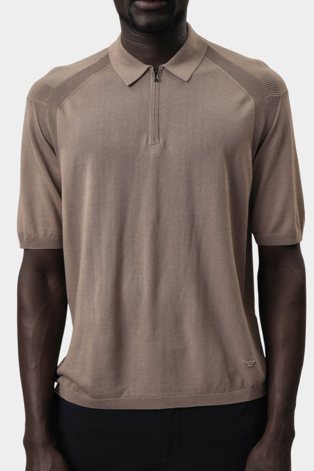 EM000680_AF13907 Поло Emporio Armani Бежевый
