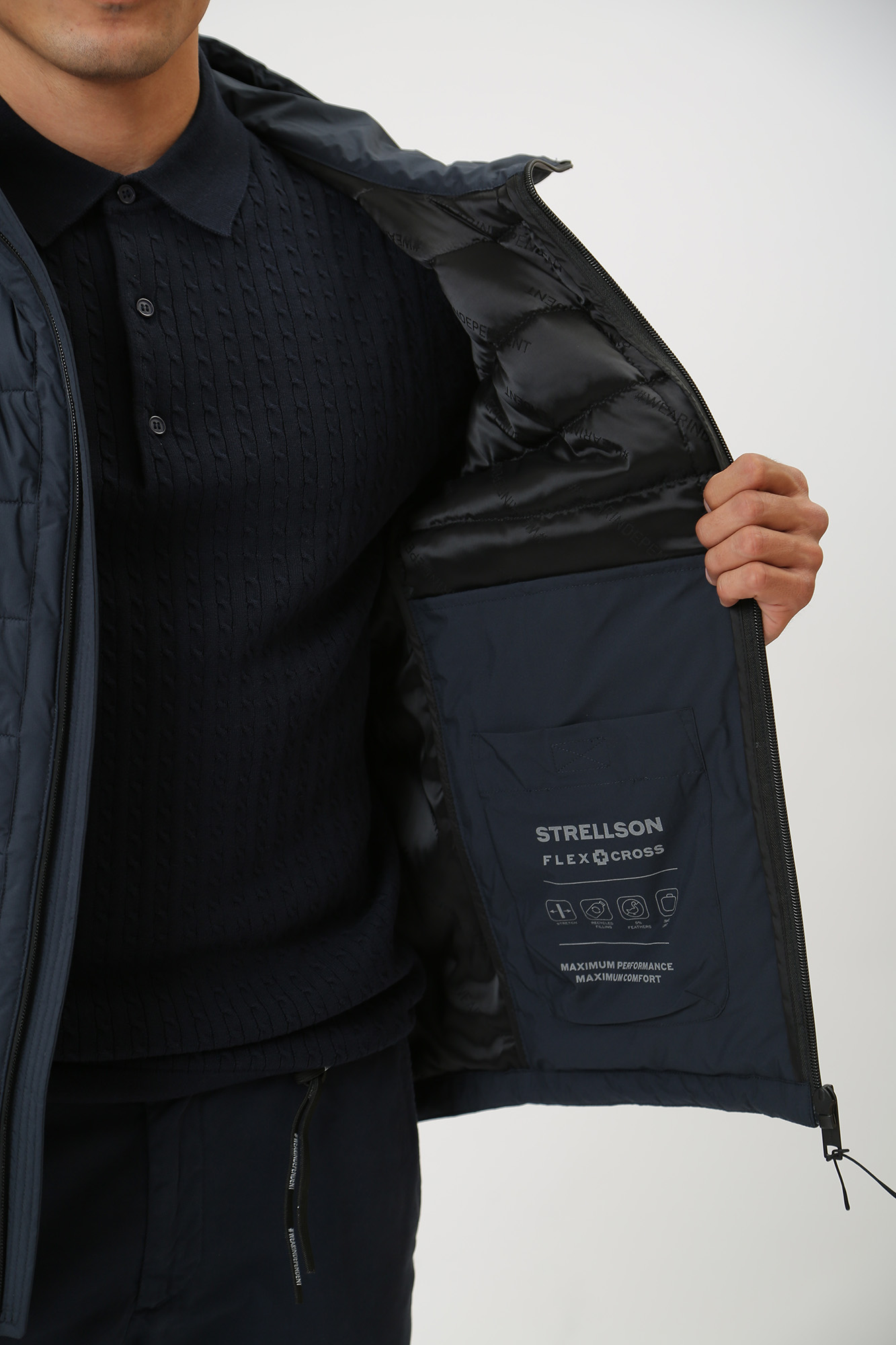 30032890_10013080 Куртка Strellson Голубой