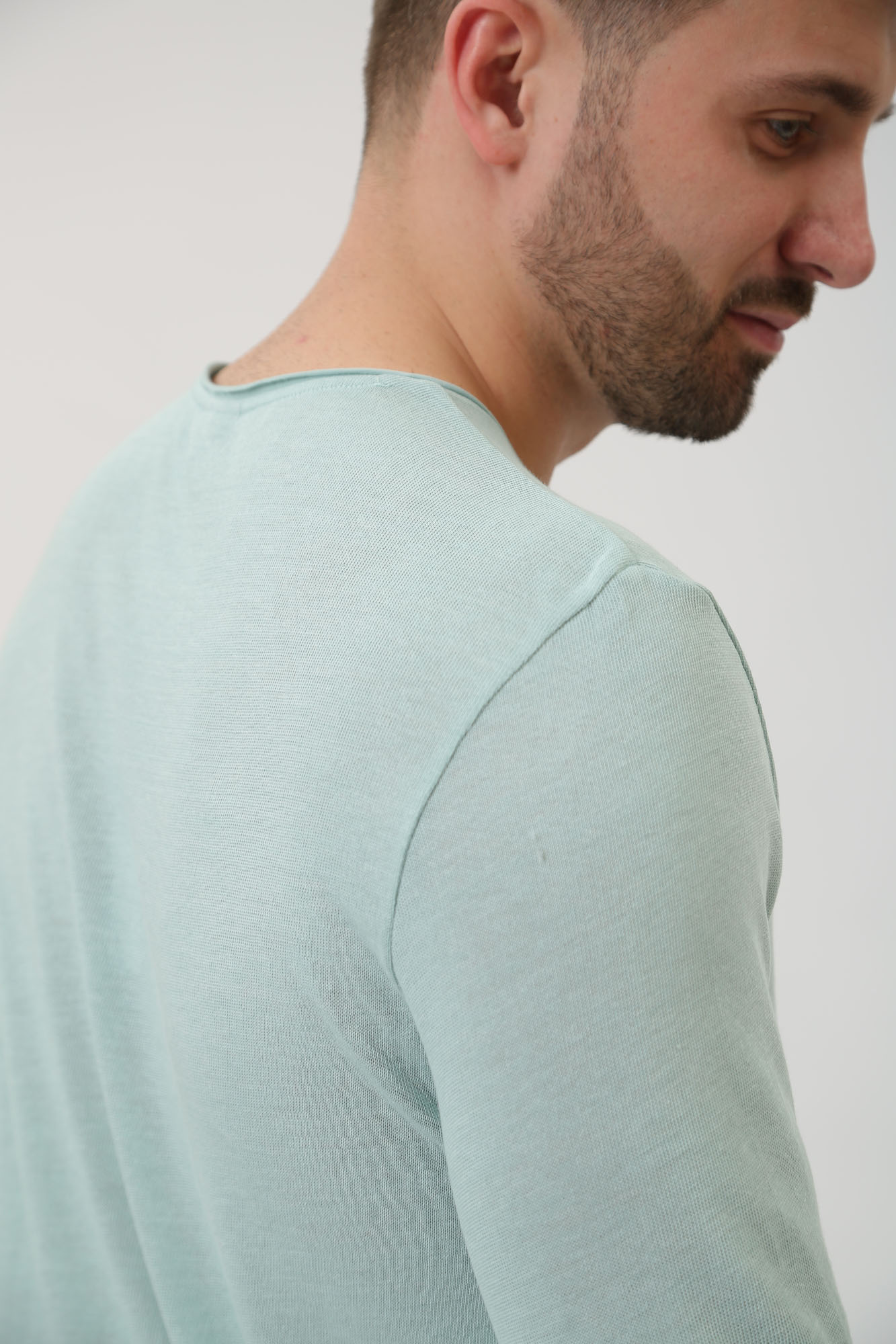 30039854_10008529 Лонгслив Strellson Голубой