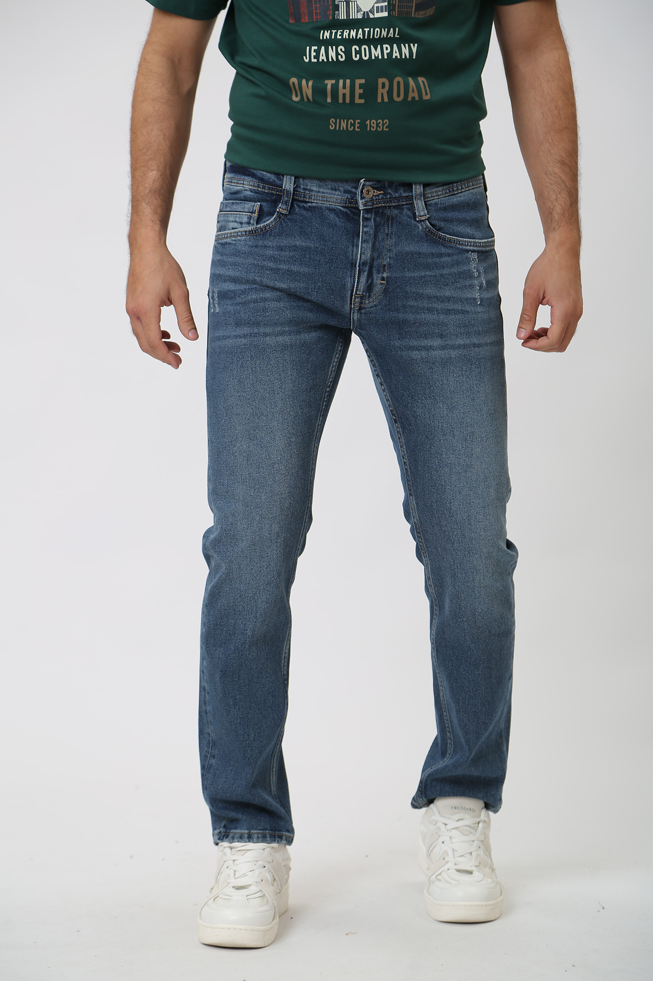 1014592-5000 Джинсы Oregon Slim  Mustang Синий