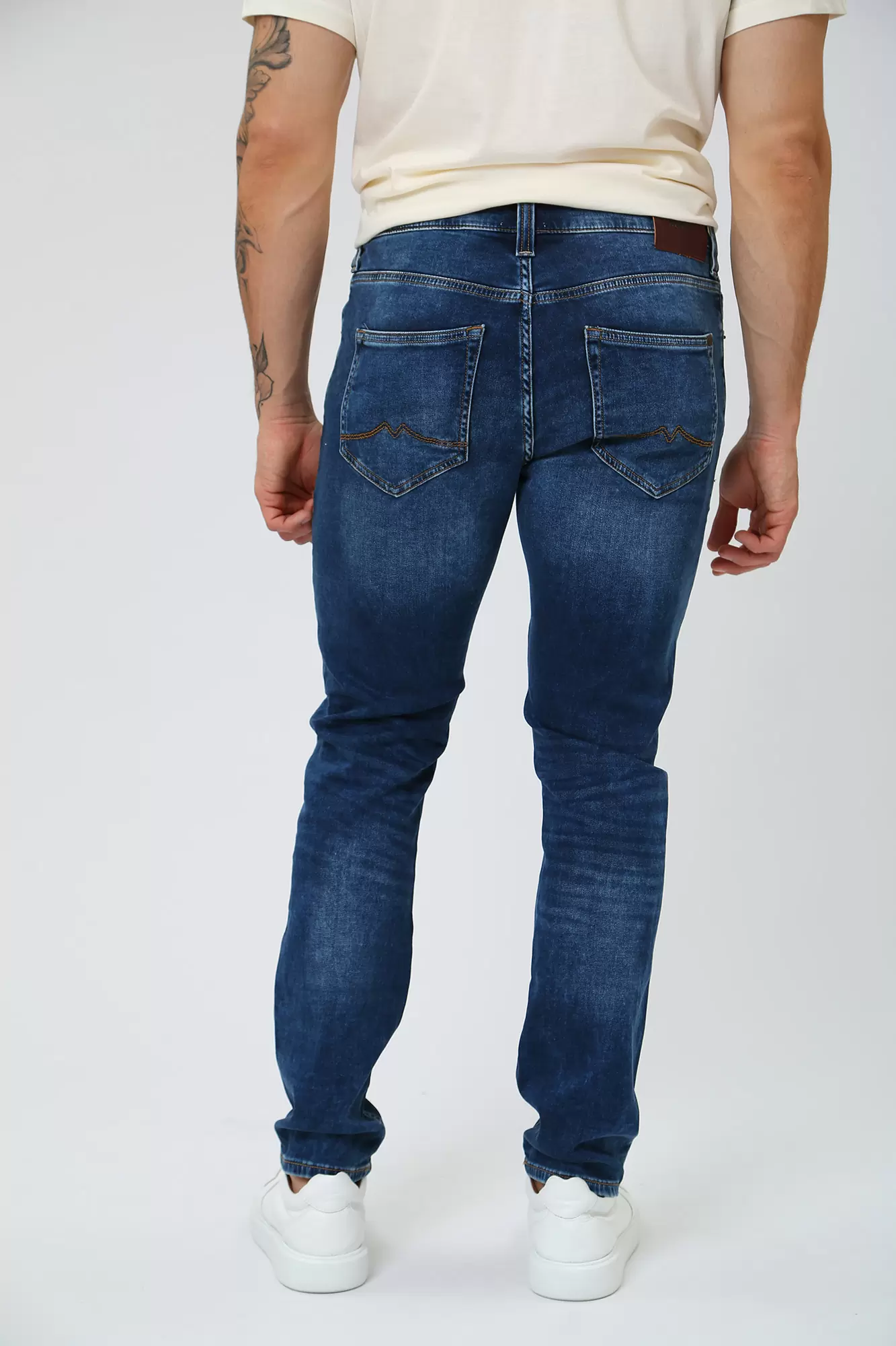 1006064 Джинсы Oregon Tapered K Mustang Синий