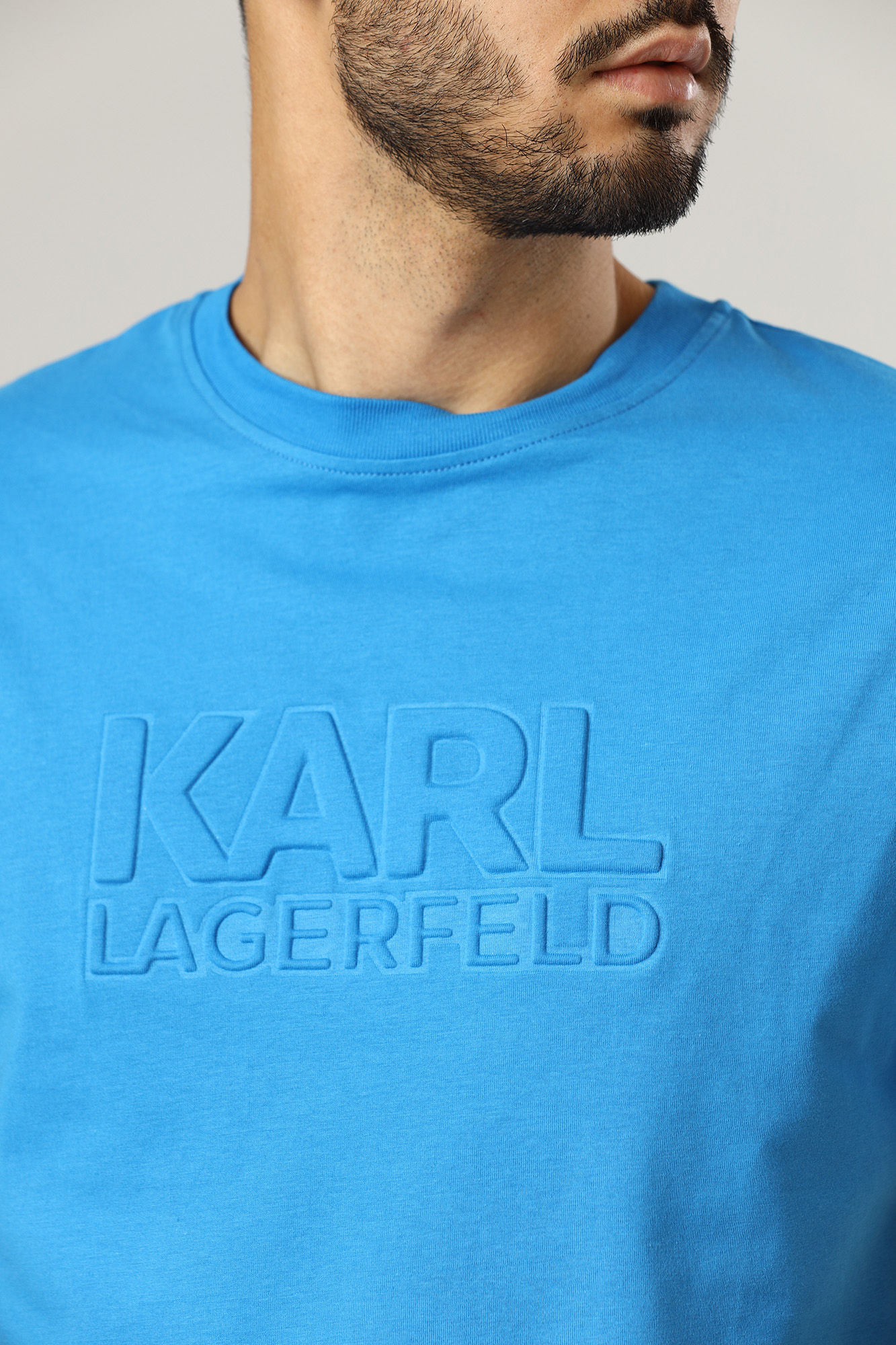 524241_755062 Футболка Karl Lagerfeld Голубой