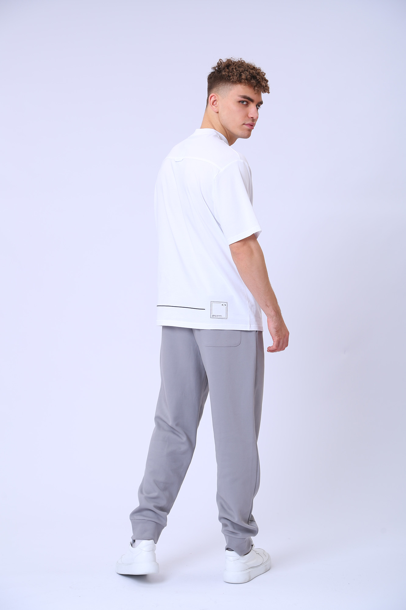 3RZPBB_ZJCAZ Брюки спортивные Armani Exchange Серый