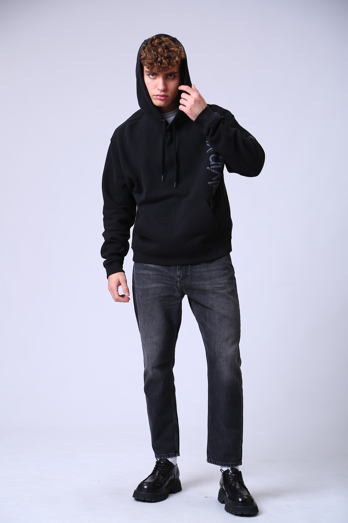 J30J319708 Худи Calvin Klein Jeans Черный