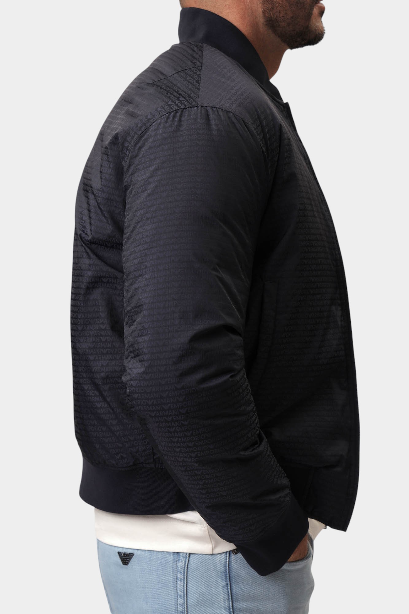 EM001285_AF15384 Бомбер Emporio Armani Синий