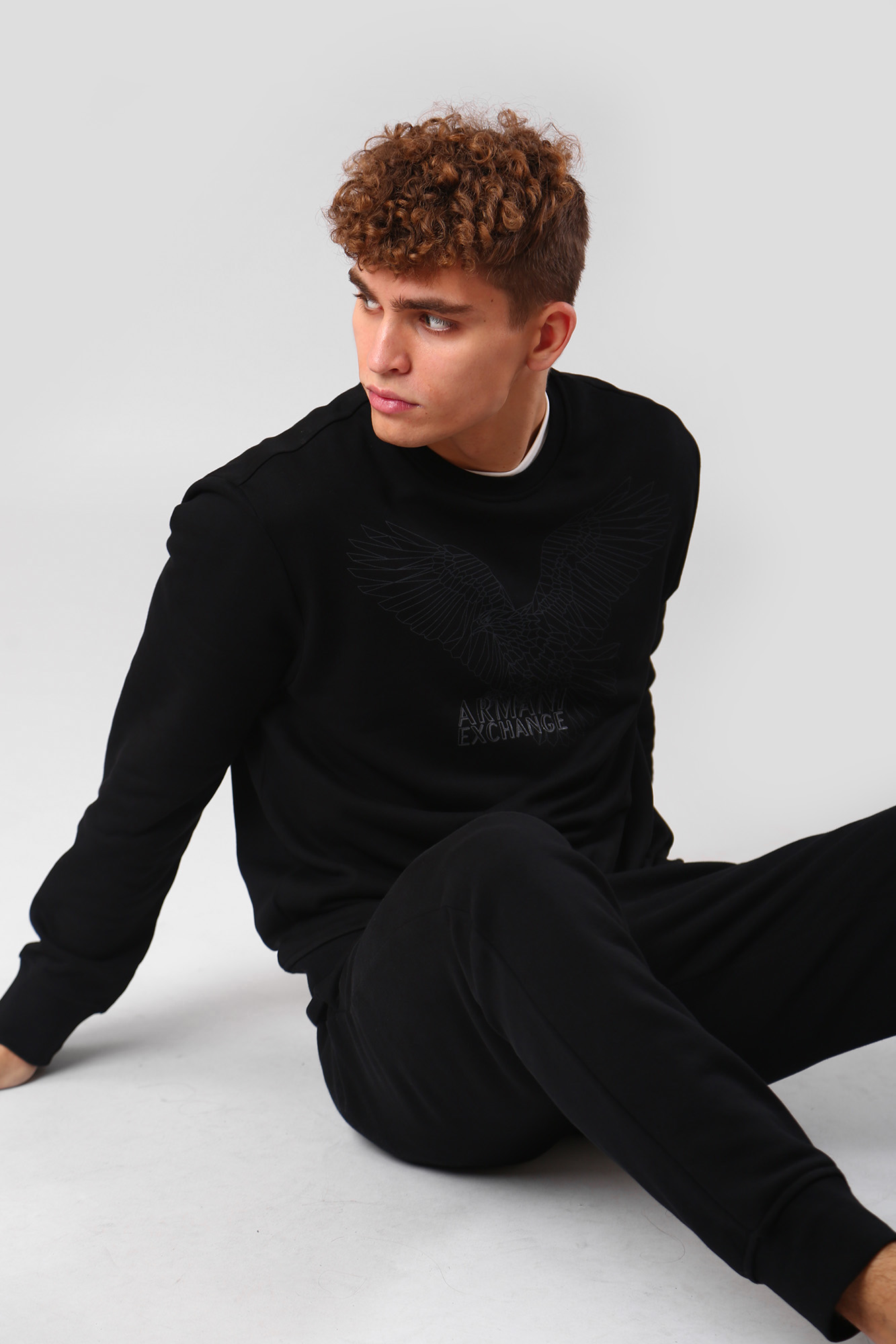 Свитшот Armani Exchange 6LZMHG_ZJ6RZ_1200_BLACK купить в интернет-магазине  Med-Online.ru - Мёд