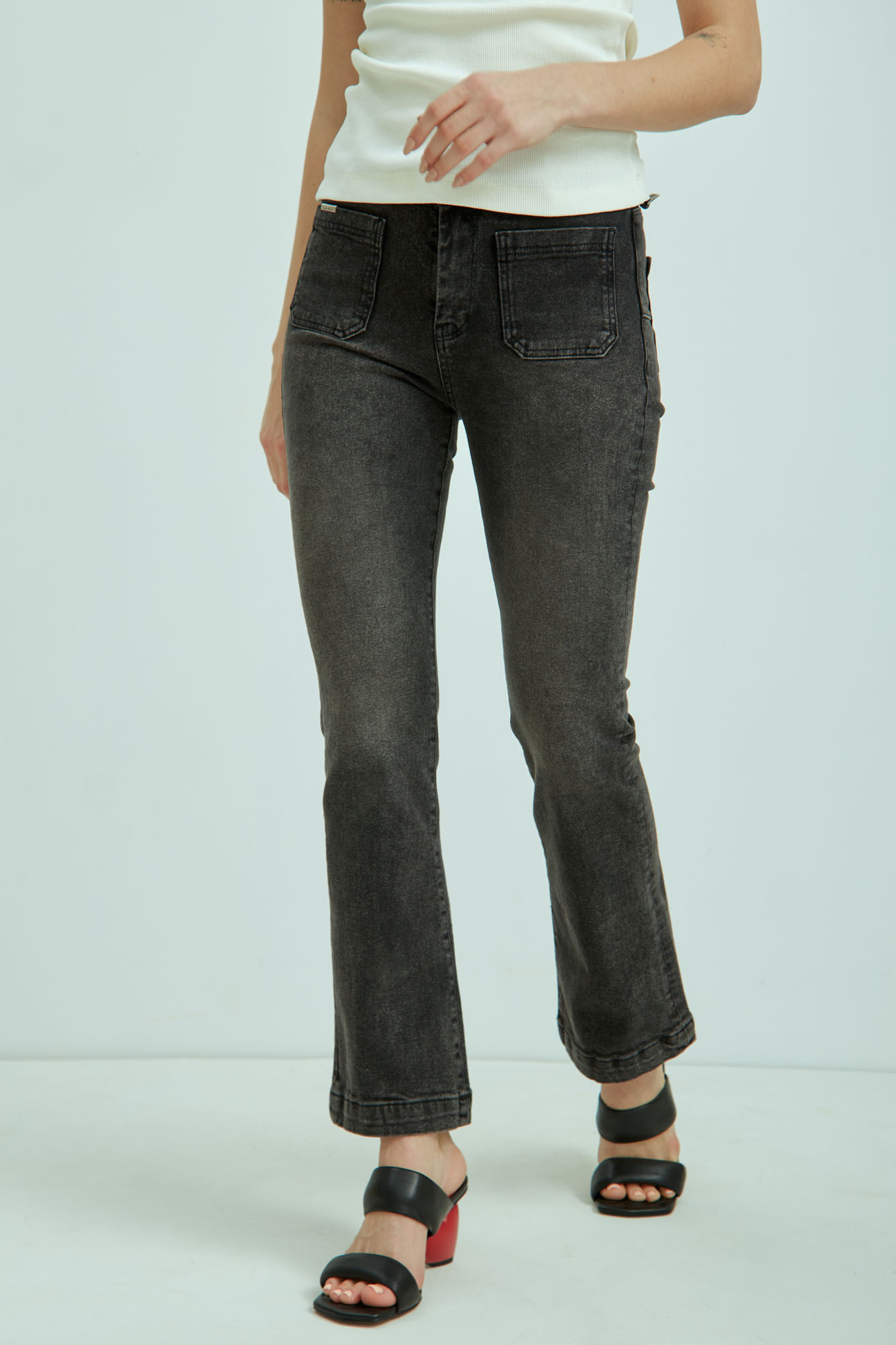 VW-OMA-33-022 джинсы flare van mich