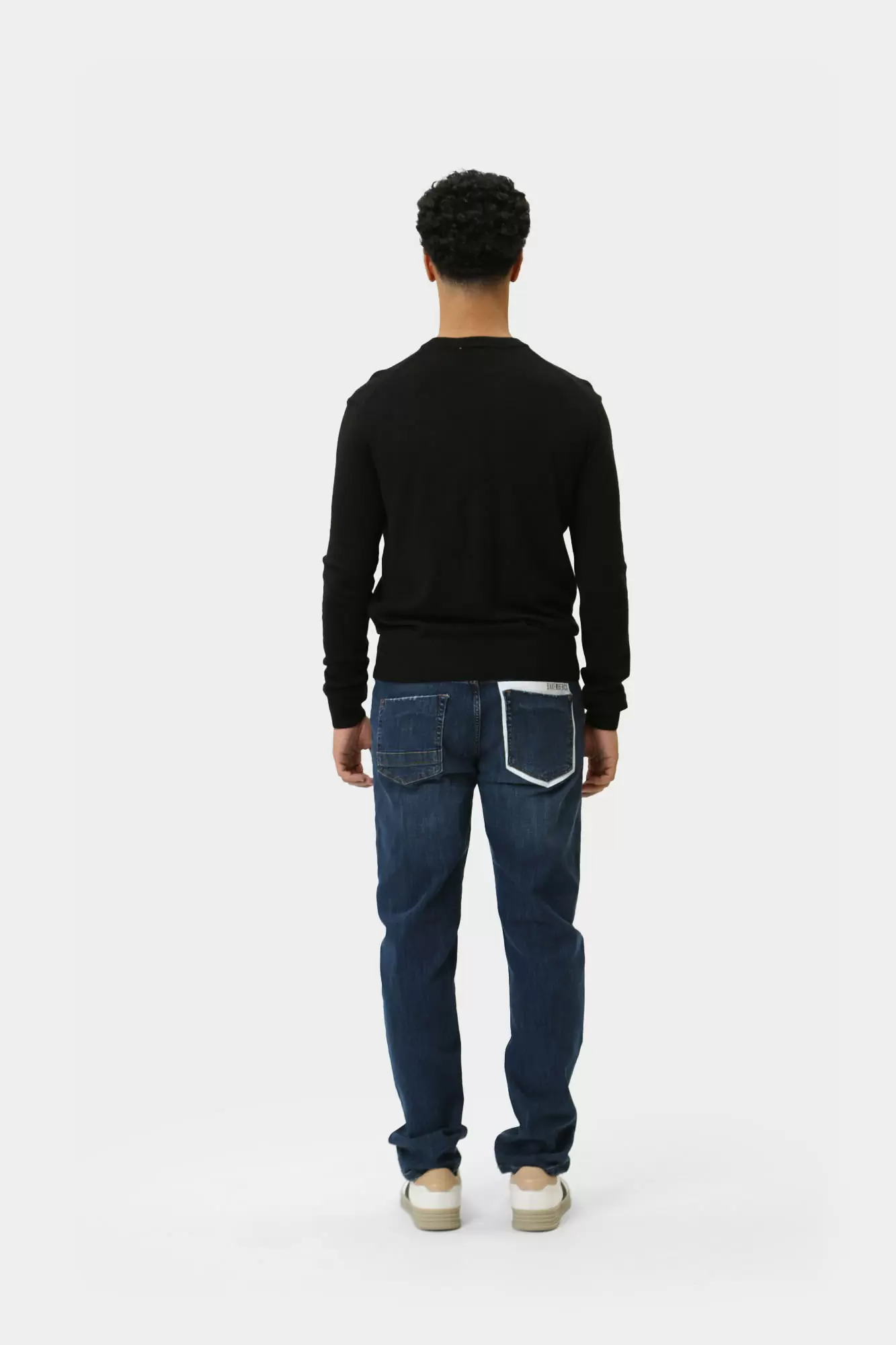 BMD0578 Брюки джинсовые Bikkembergs Синий