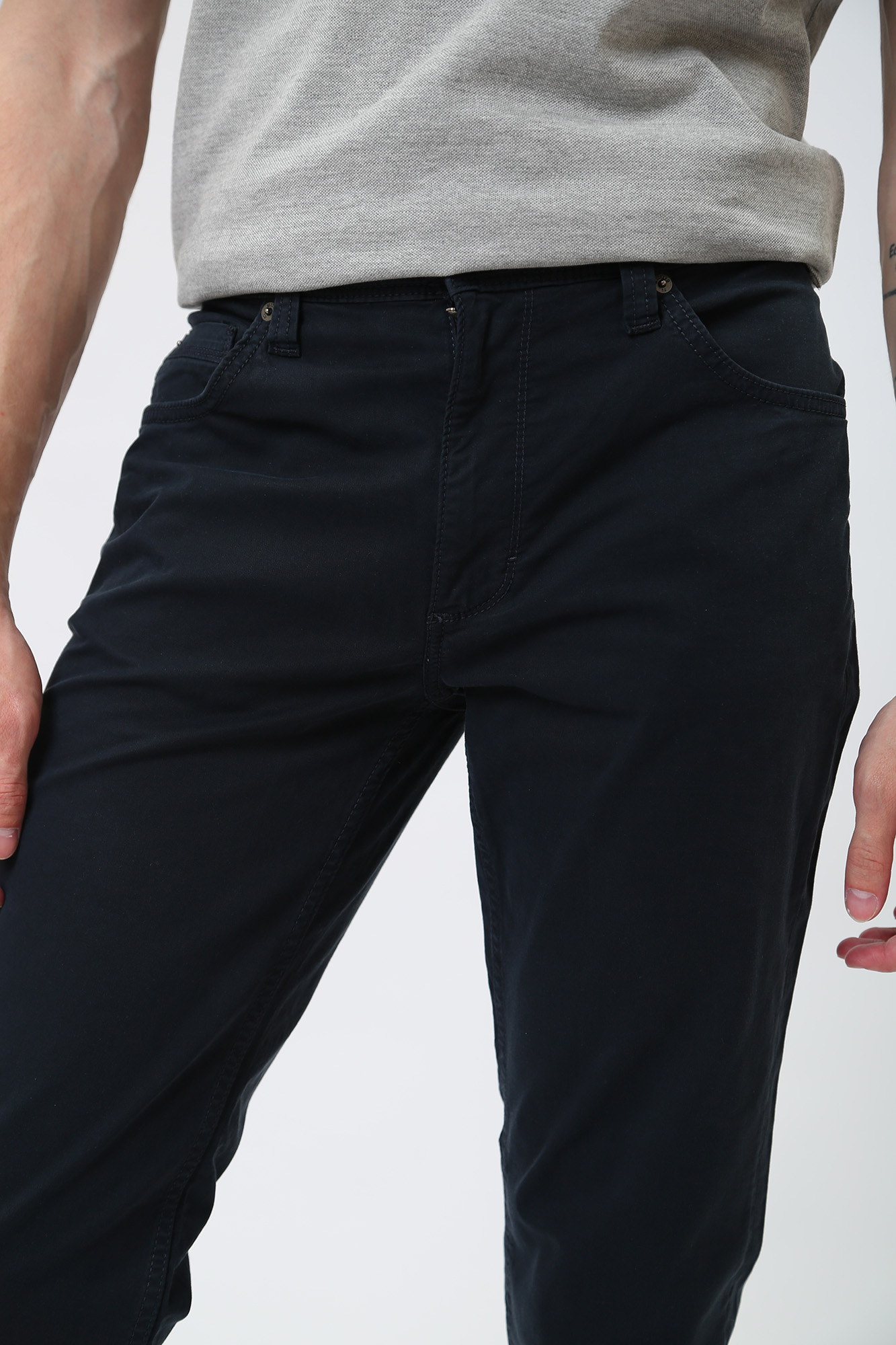 1009074 Брюки Mustang Синий