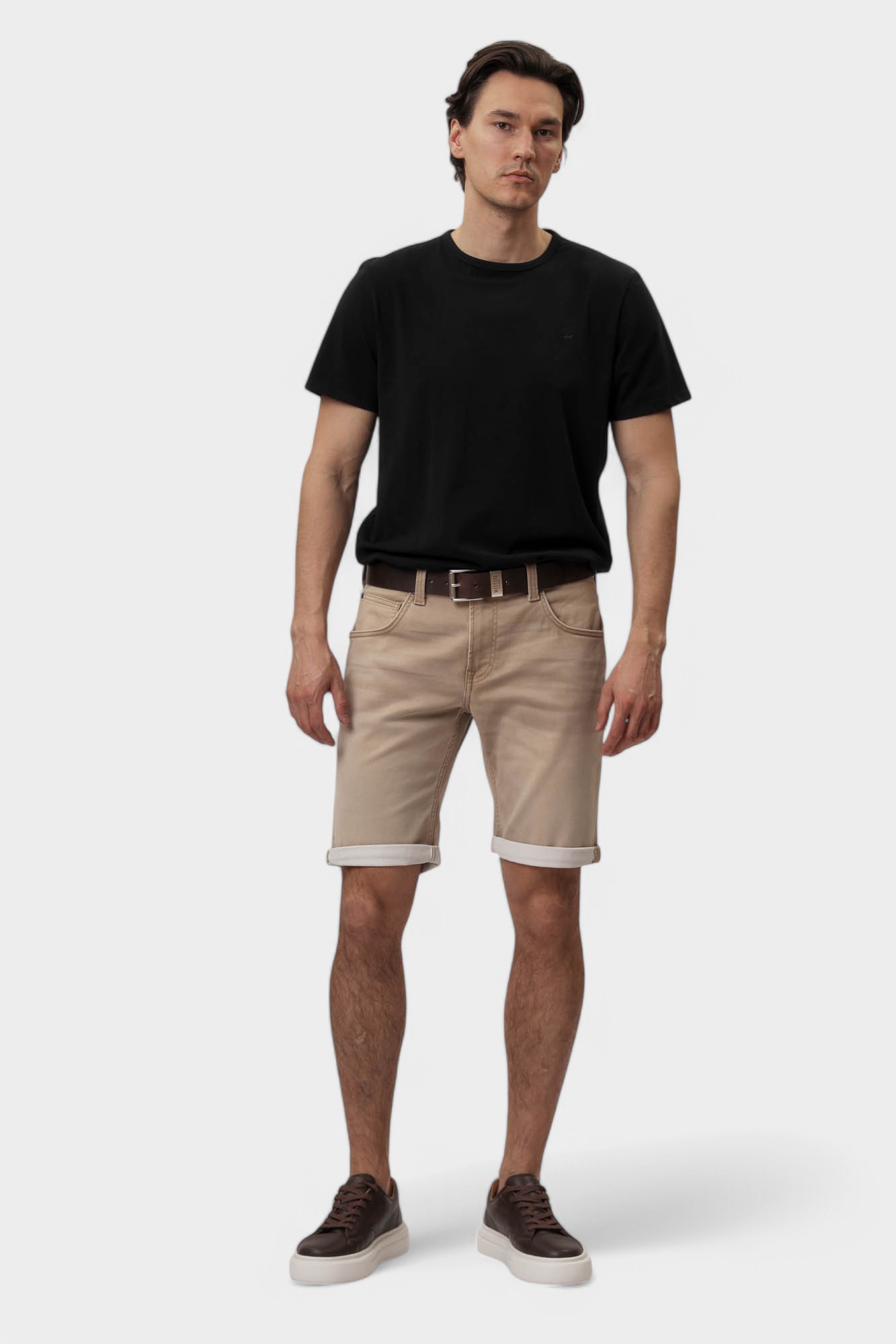 1016351 Шорты джинсовые Mustang Бежевый