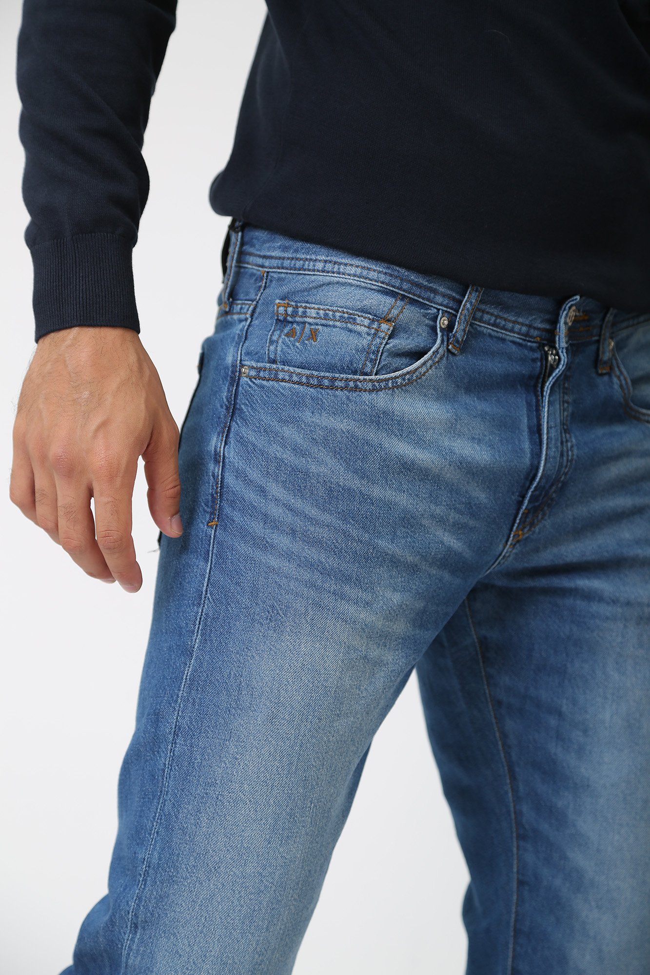 3RZJ13_Z2SSZ Джинсы Armani Exchange Синий