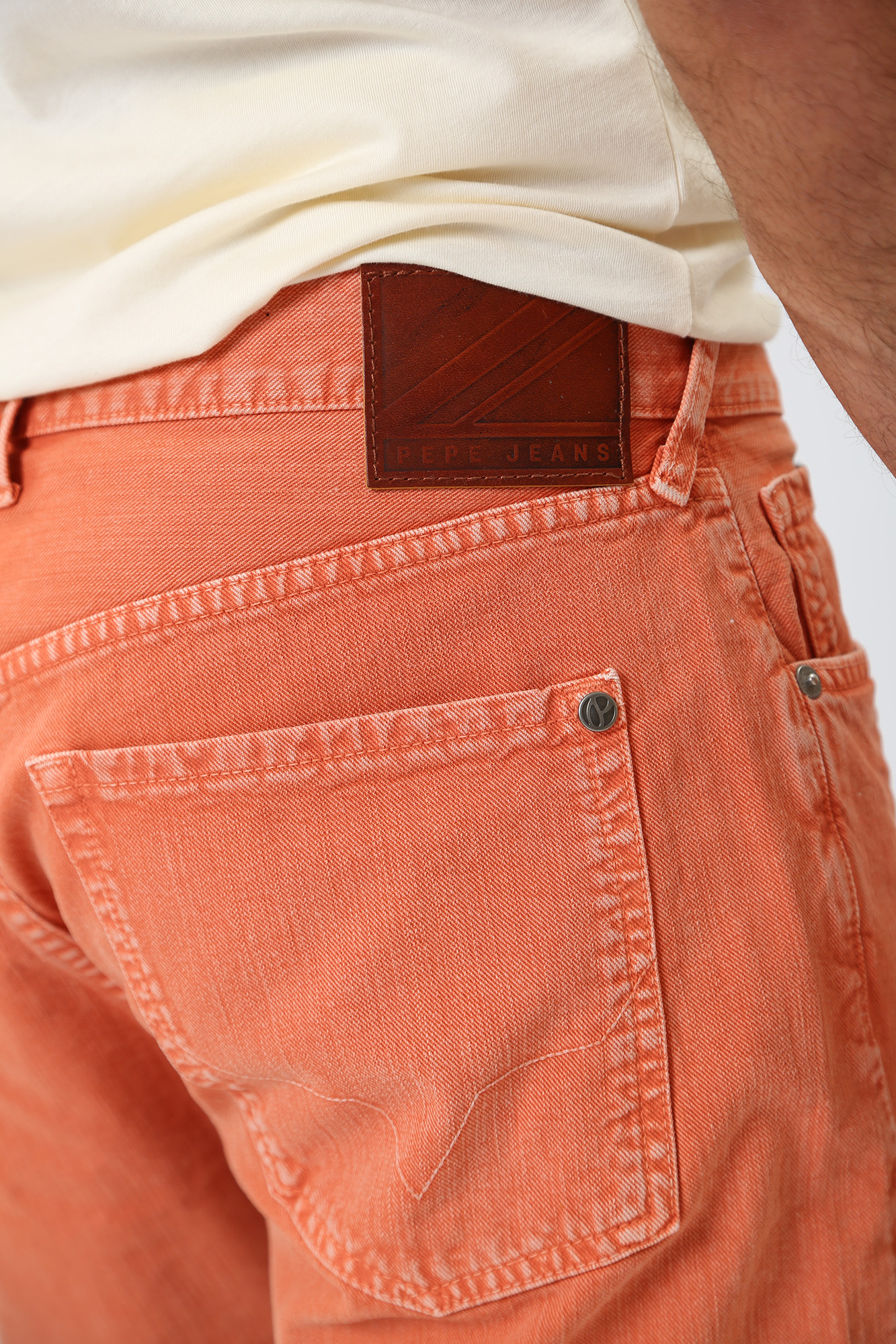 PM801014 Шорты джинсовые Pepe Jeans Оранжевый