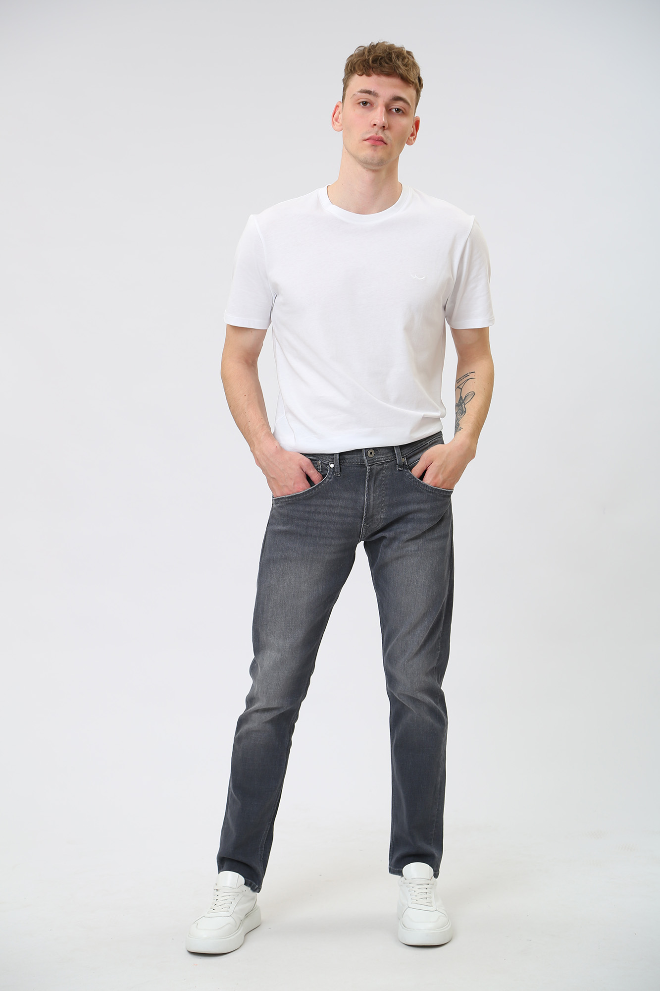 PM206328UE5 Джинсы TRACK Pepe Jeans Серый