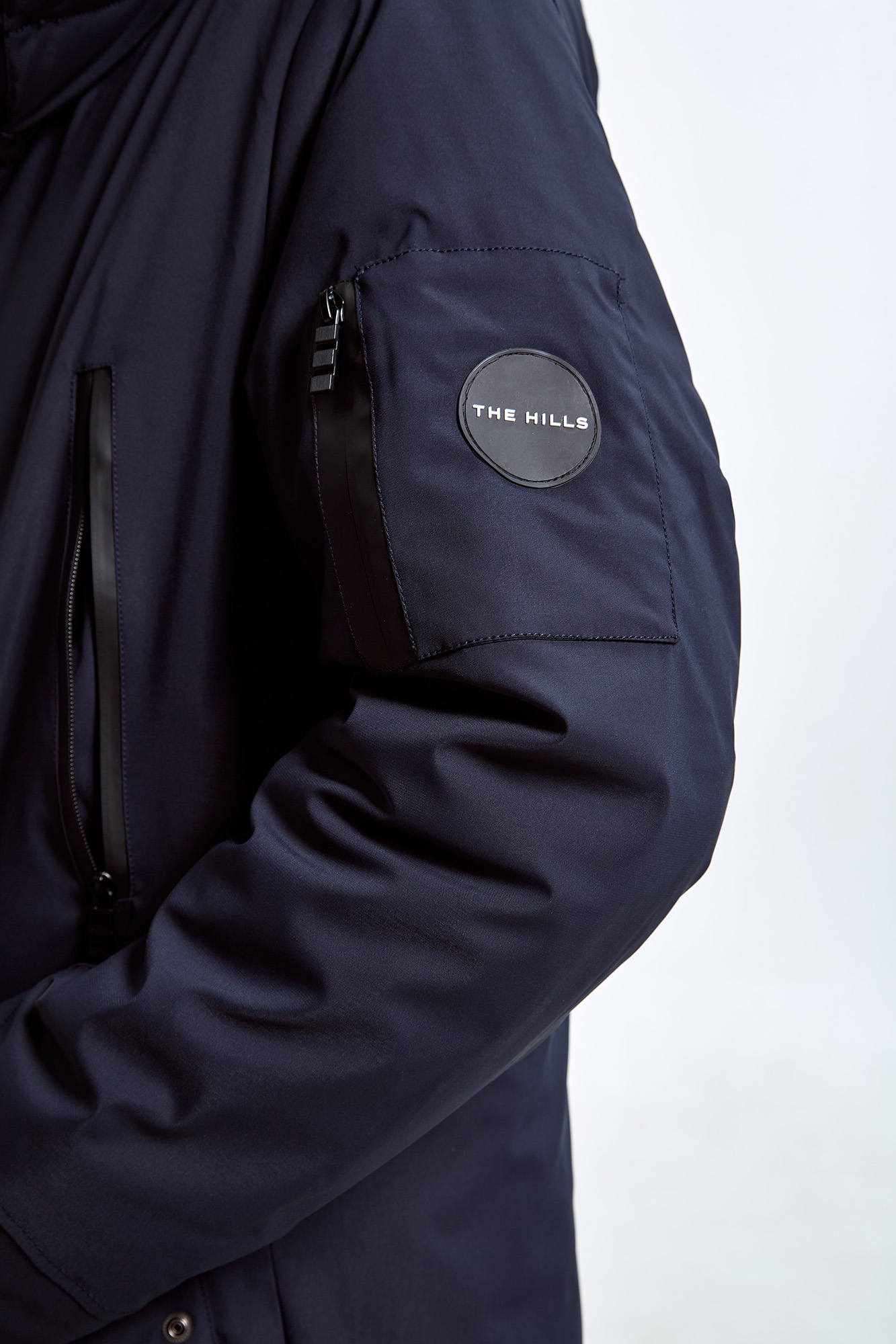 22-770 Парка пуховая The Hills Синий