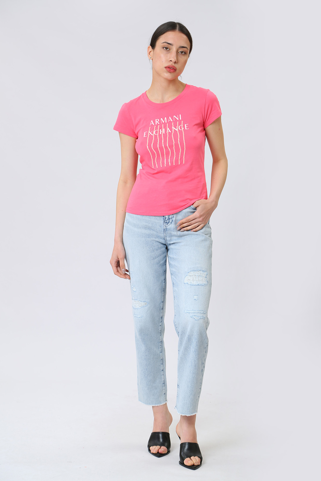 3RYTEW_YJ8QZ футболка armani exchange 