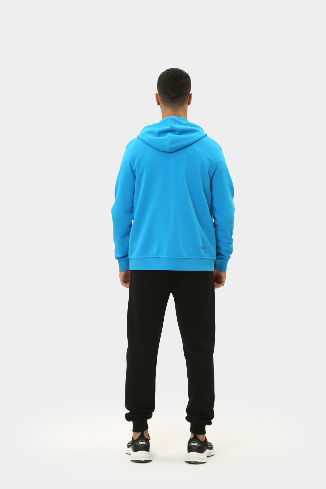 543910_70540 Толстовка с капюшоном Karl Lagerfeld Голубой