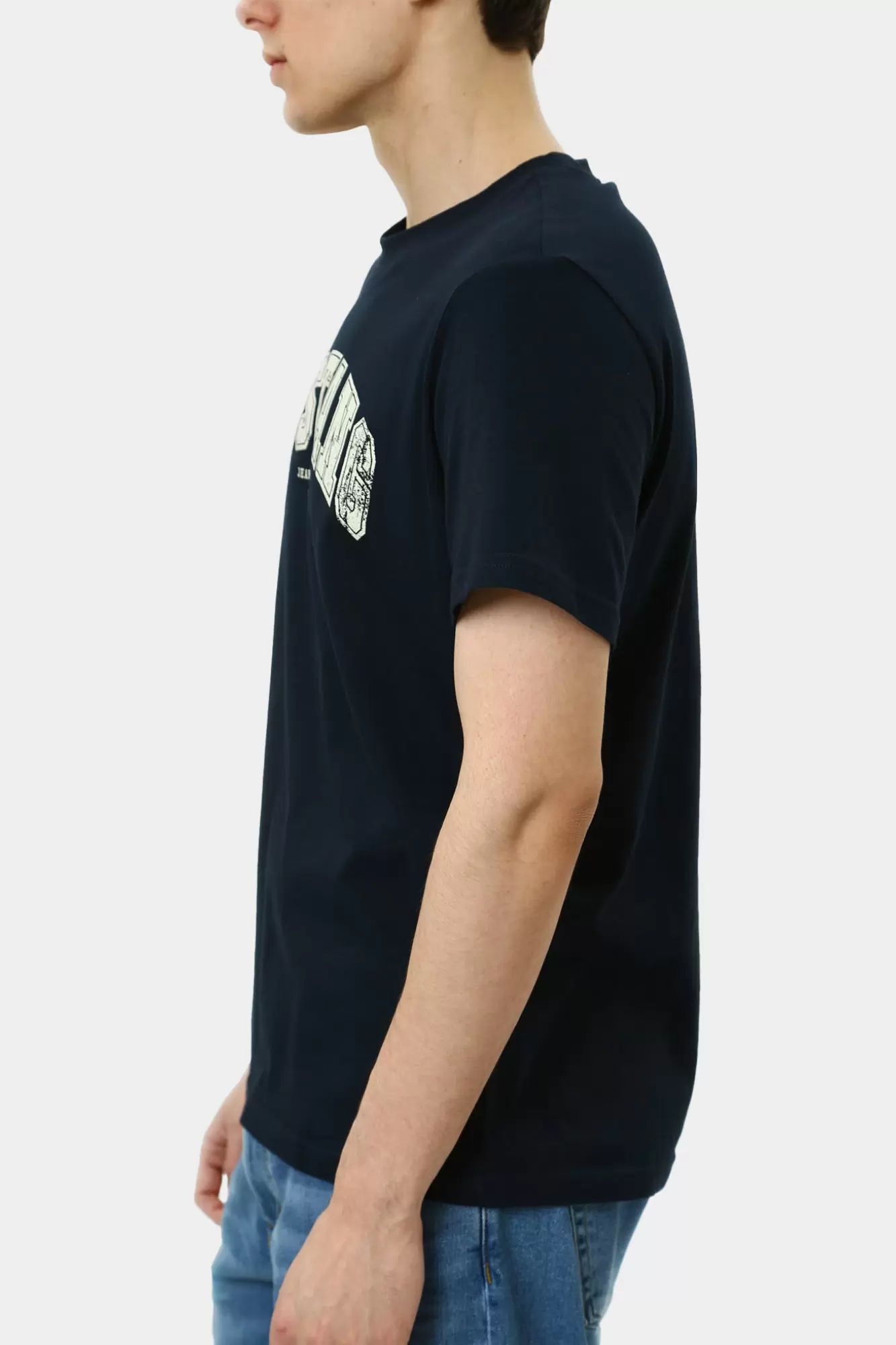 1015827 Футболка Mustang Синий