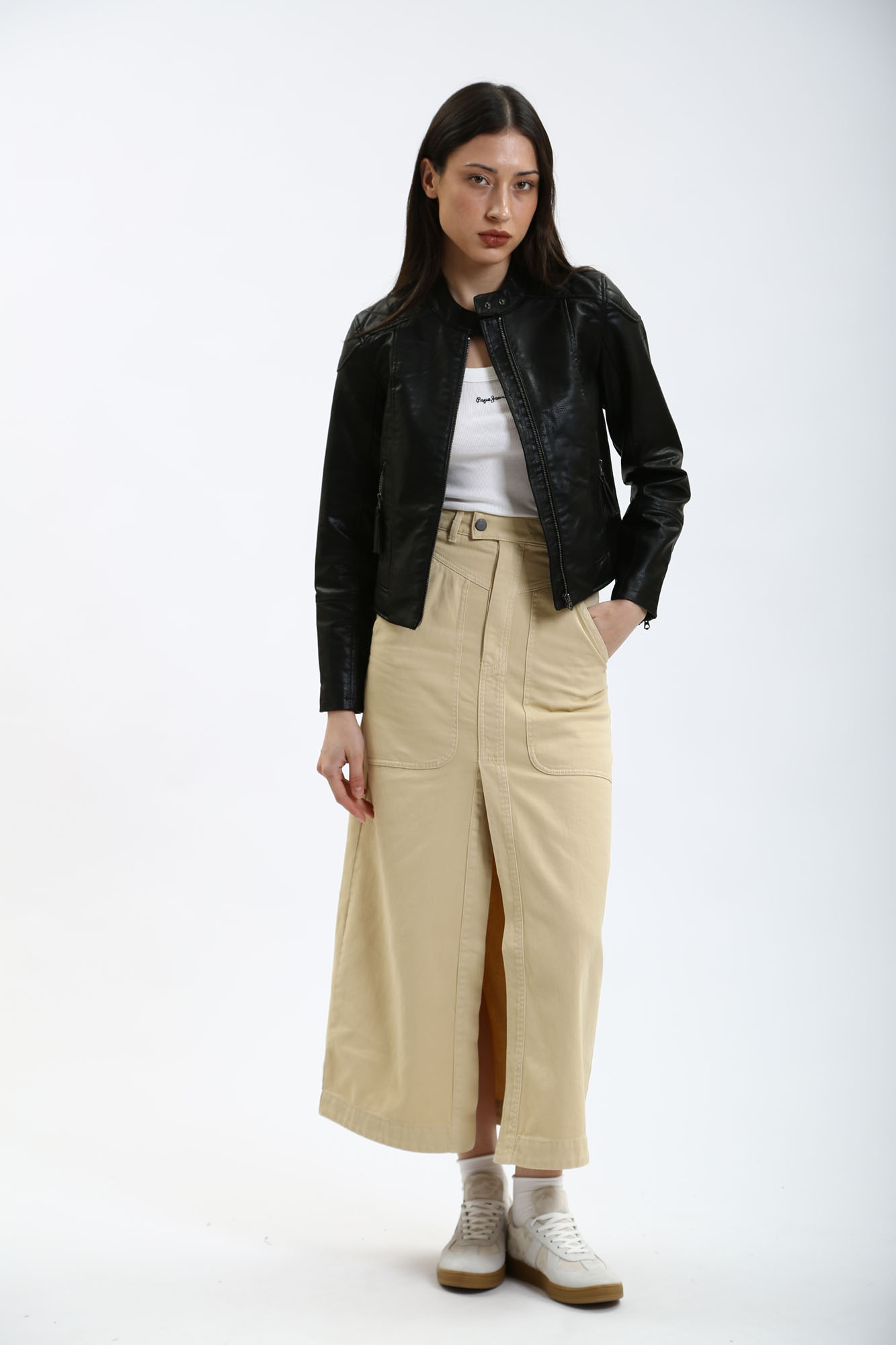 PL402322 куртка экокожа pepe jeans 