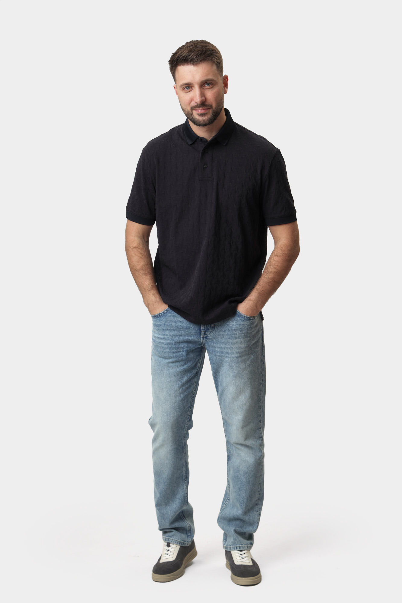 XM000219_AF10337 Поло Armani Exchange Синий